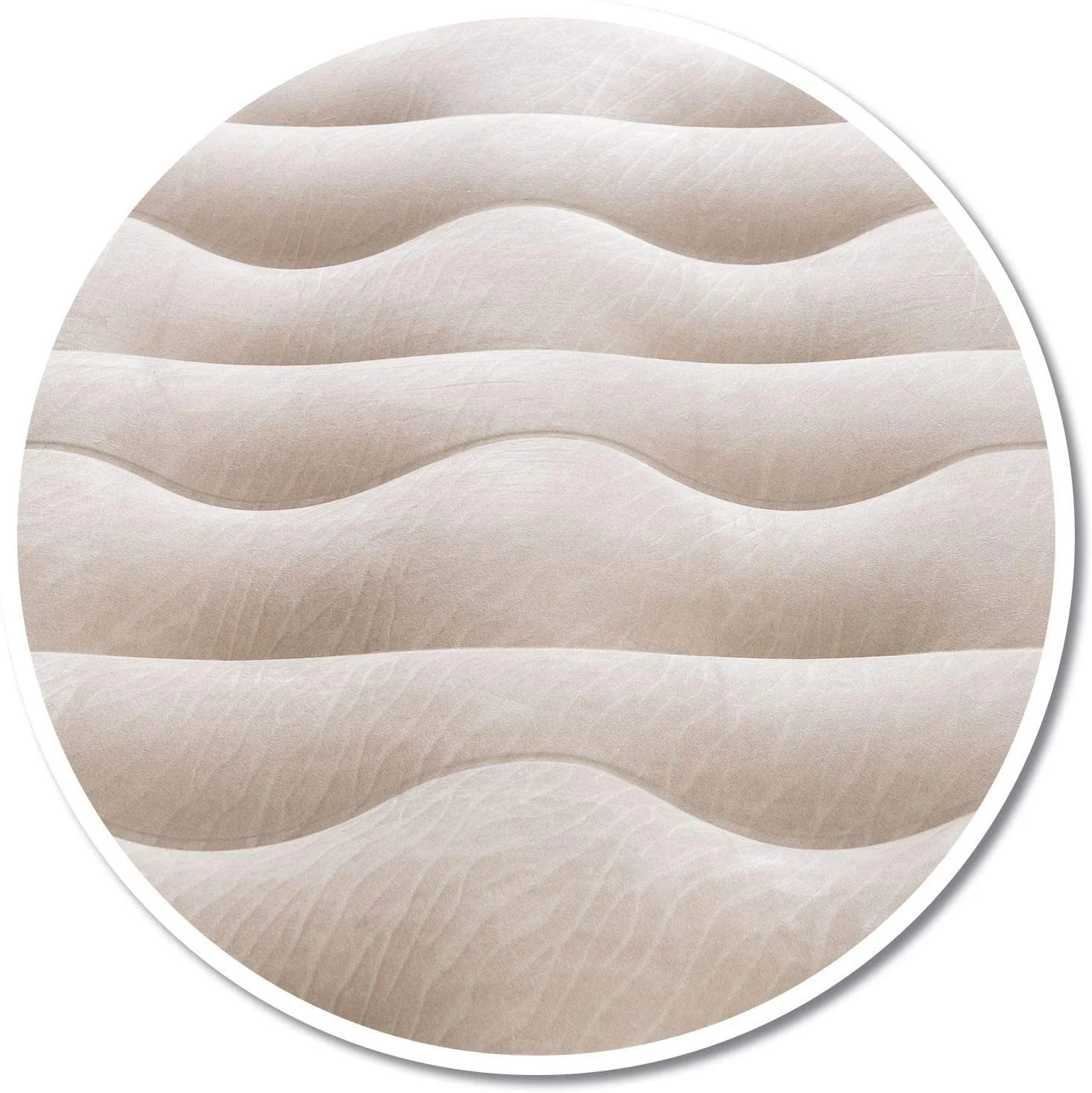 Pittman Queen Deluxe Never Leak Wave Beam Double High Air Mattress with Built-in Electric Pump