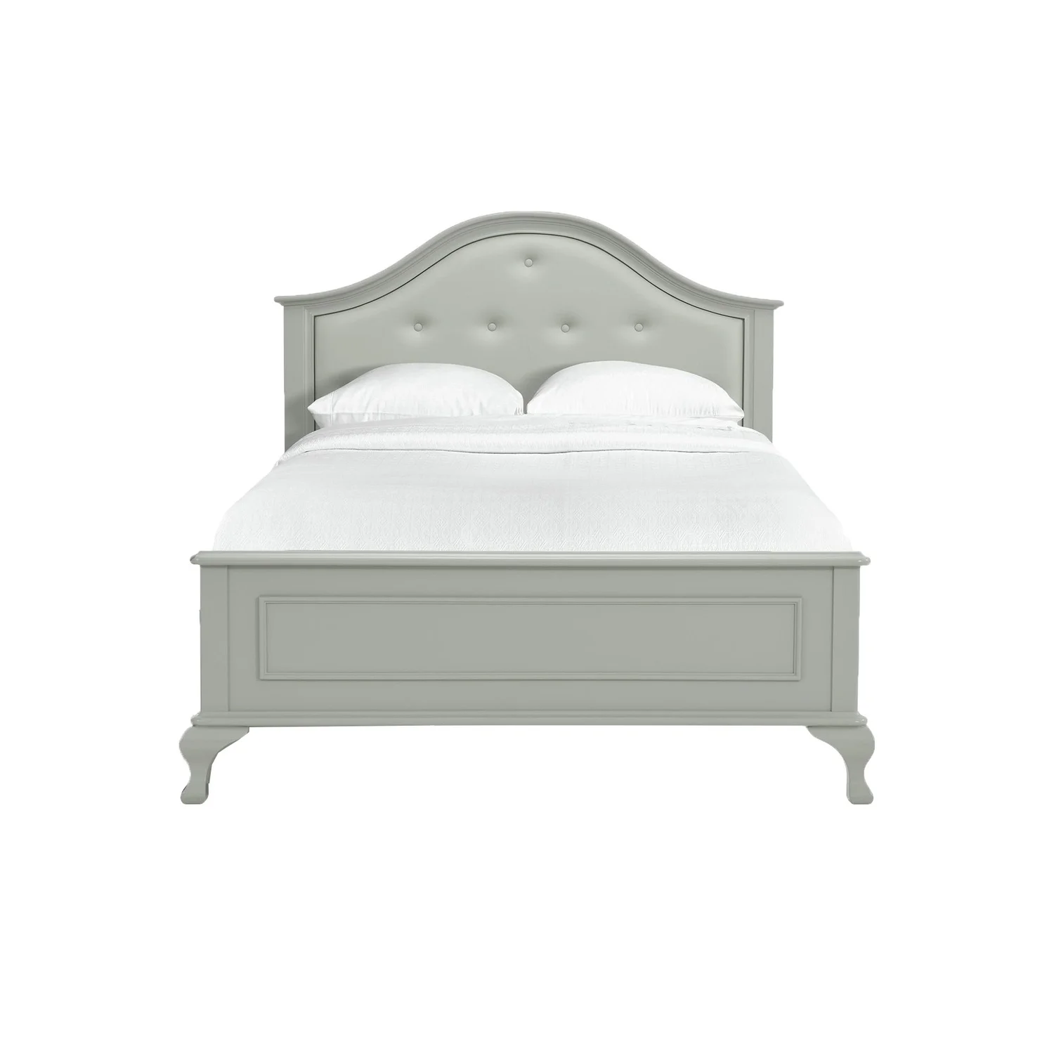 Picket House Furnishings Jenna Full Panel 4PC Bedroom Set in Grey
