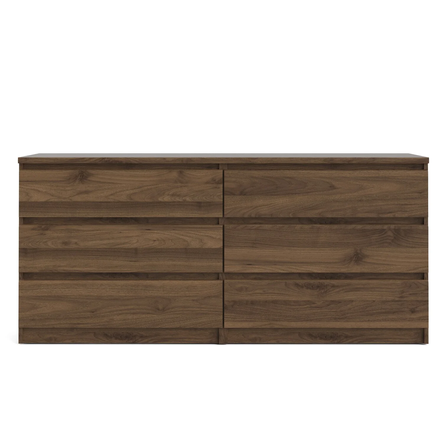 Scottsdale 6 Drawer Double Dresser, Walnut
