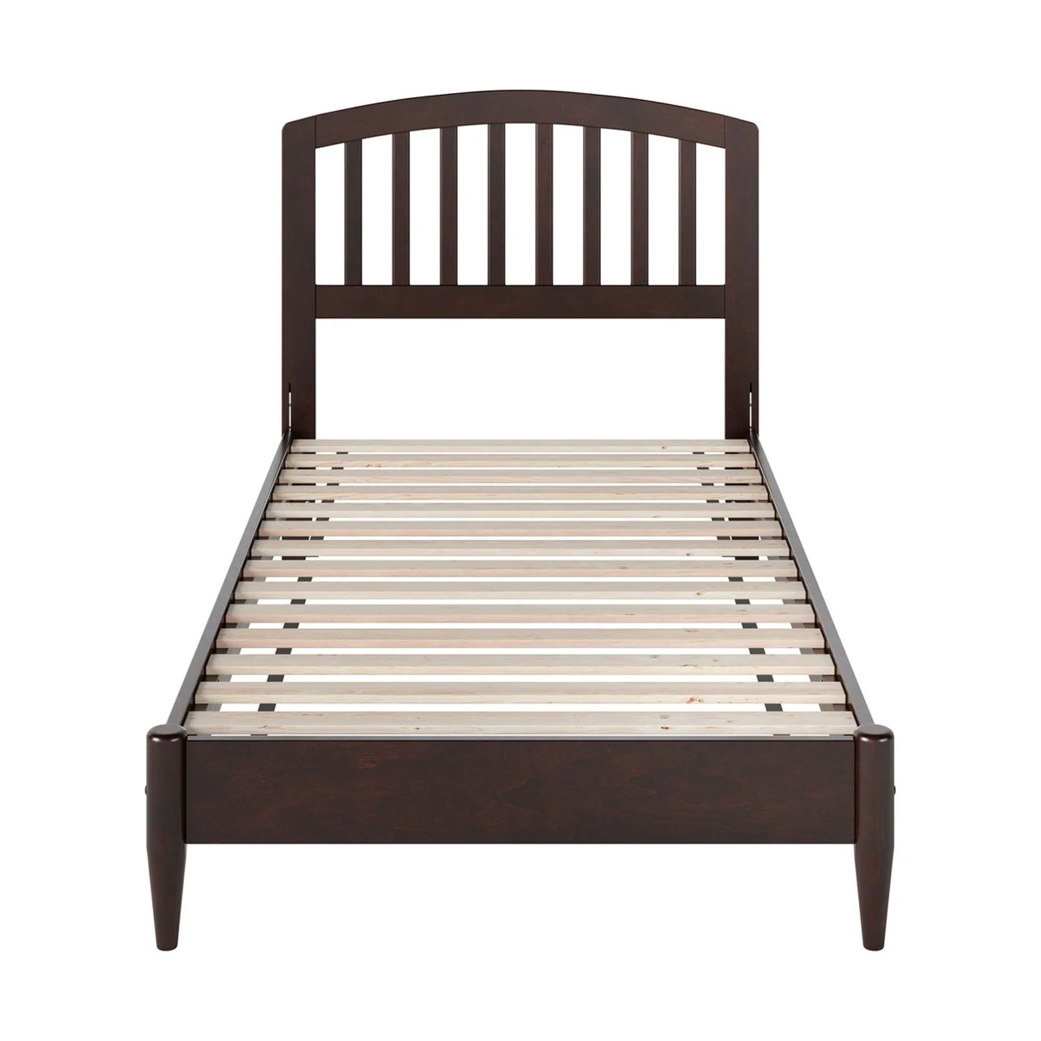 AFI Quincy Twin Solid Wood Low Profile Platform Bed, Espresso