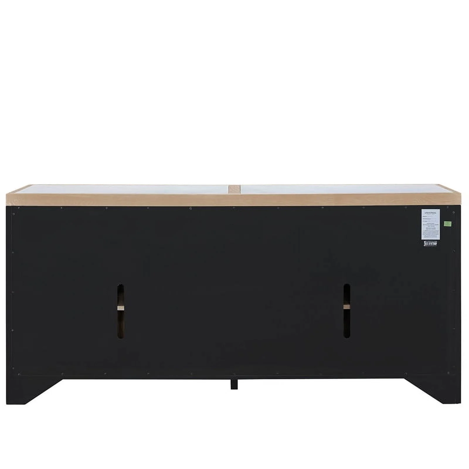 Universal Modern Farmhouse Blair Credenza in tan Natural Oak Wood