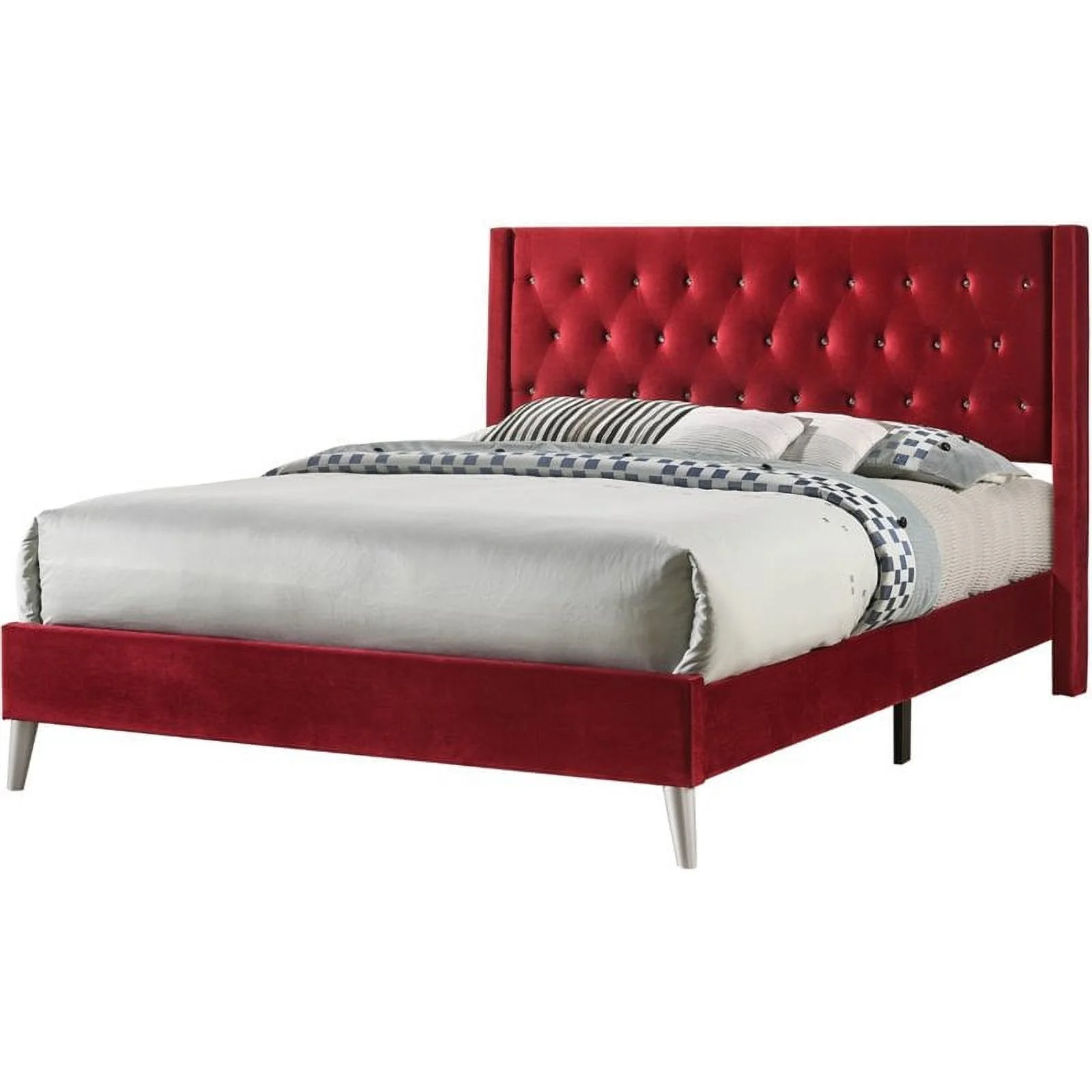 Glory Furniture Bergen G1628-KB-UP King Bed , CHERRY