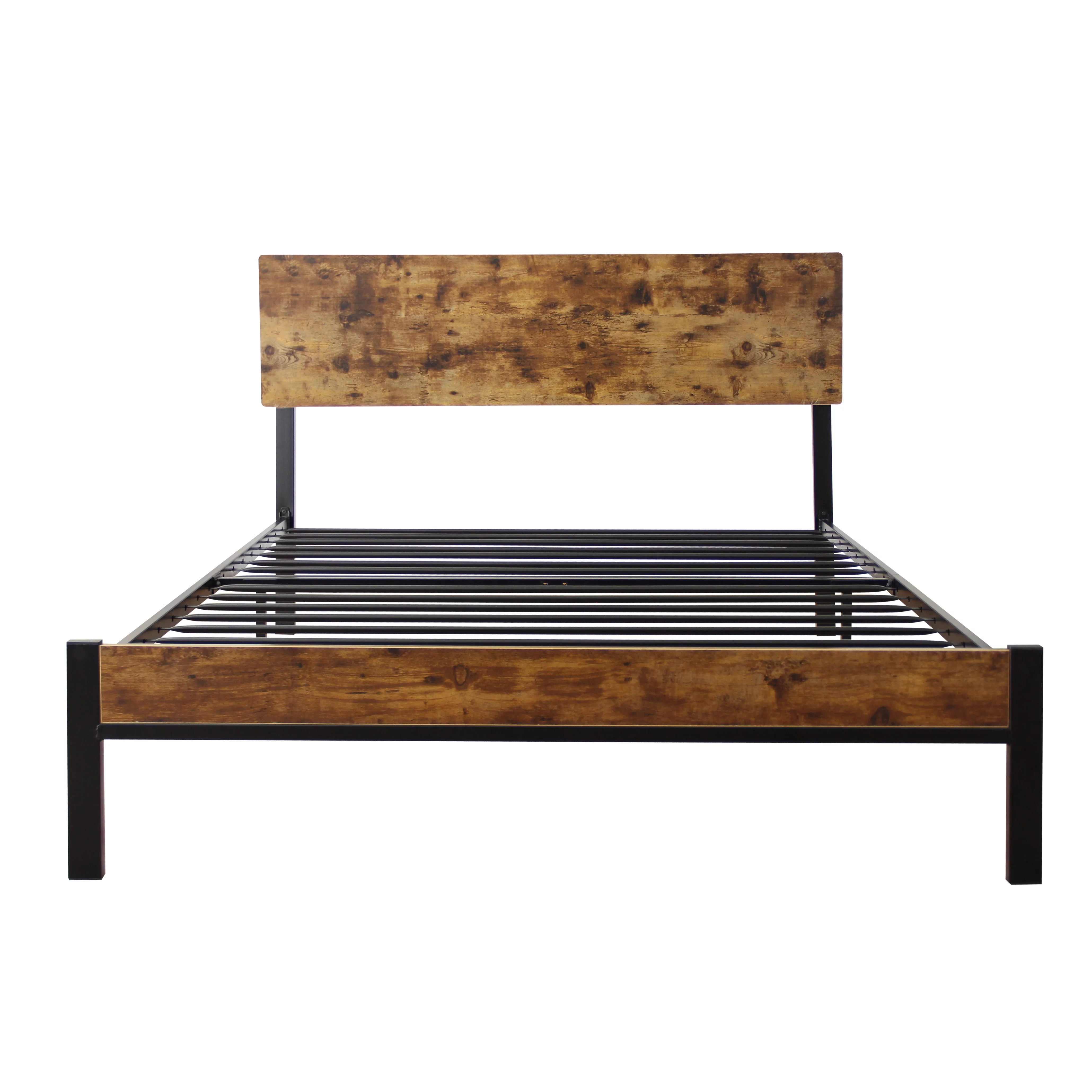 Twin Size metal bed Sturdy System Metal Bed Frame ,Modern style and comfort to any bedroom ,black