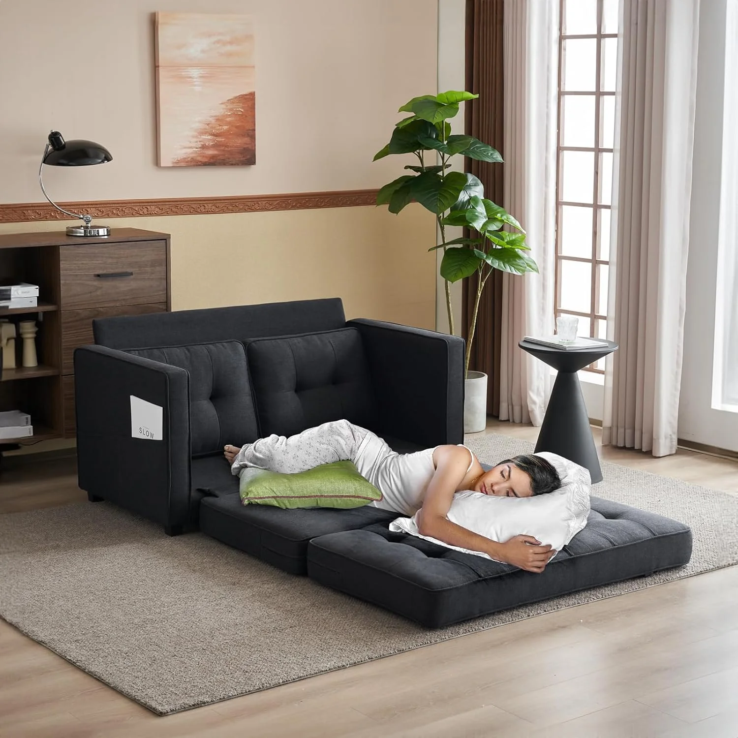 VINGLUpgraded Loveseat Sleeper, 53.5