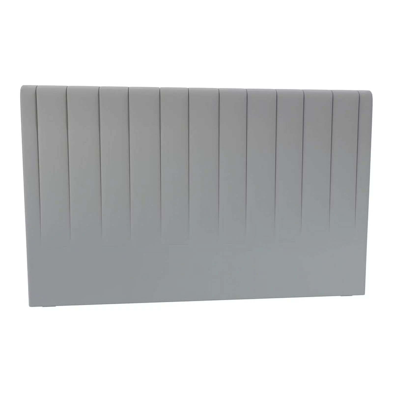 Yatas Bedding Somni Contemporary Wood & Fabric King Size Headboard in Gray