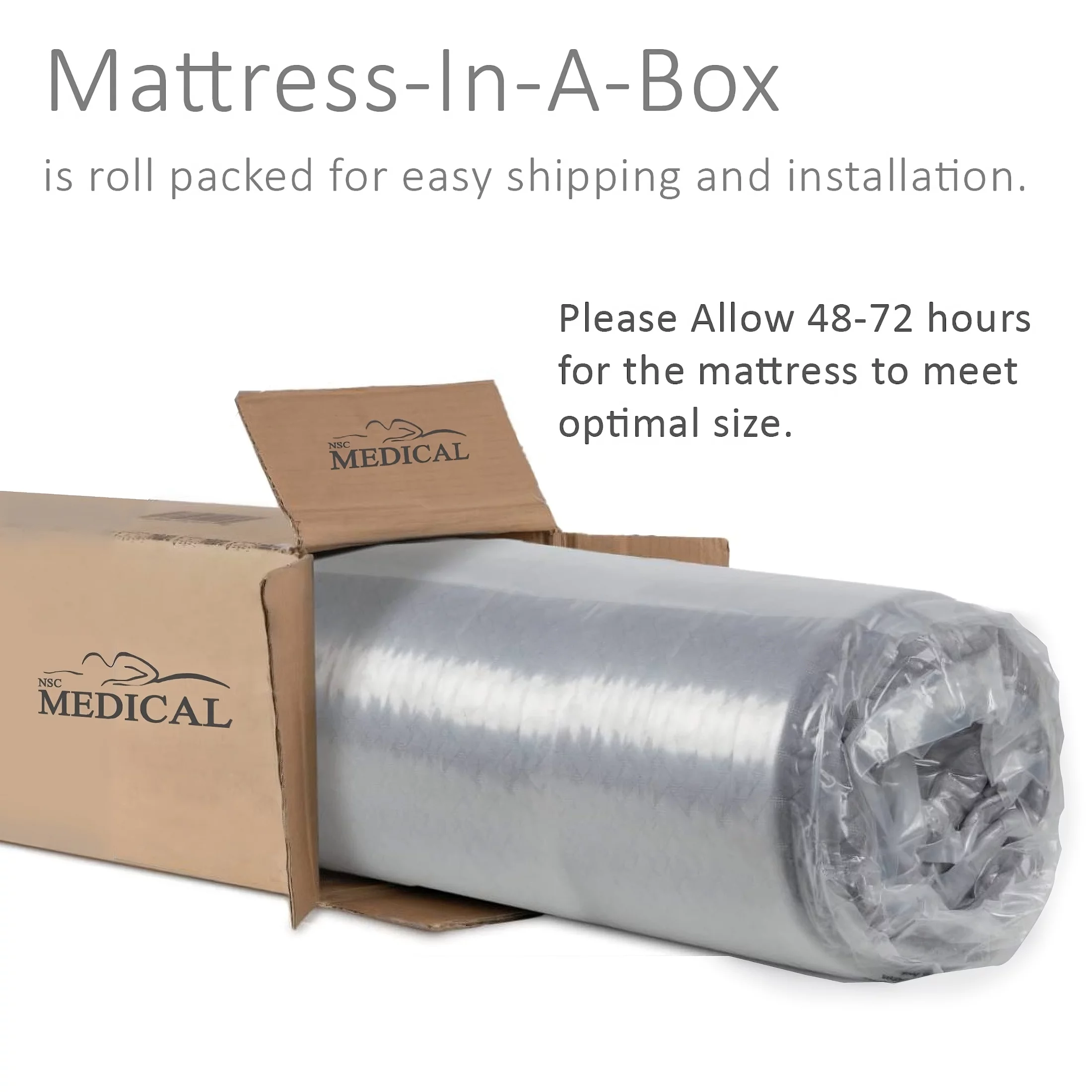 NSC Medical 6 in. Tri-fold Mattress