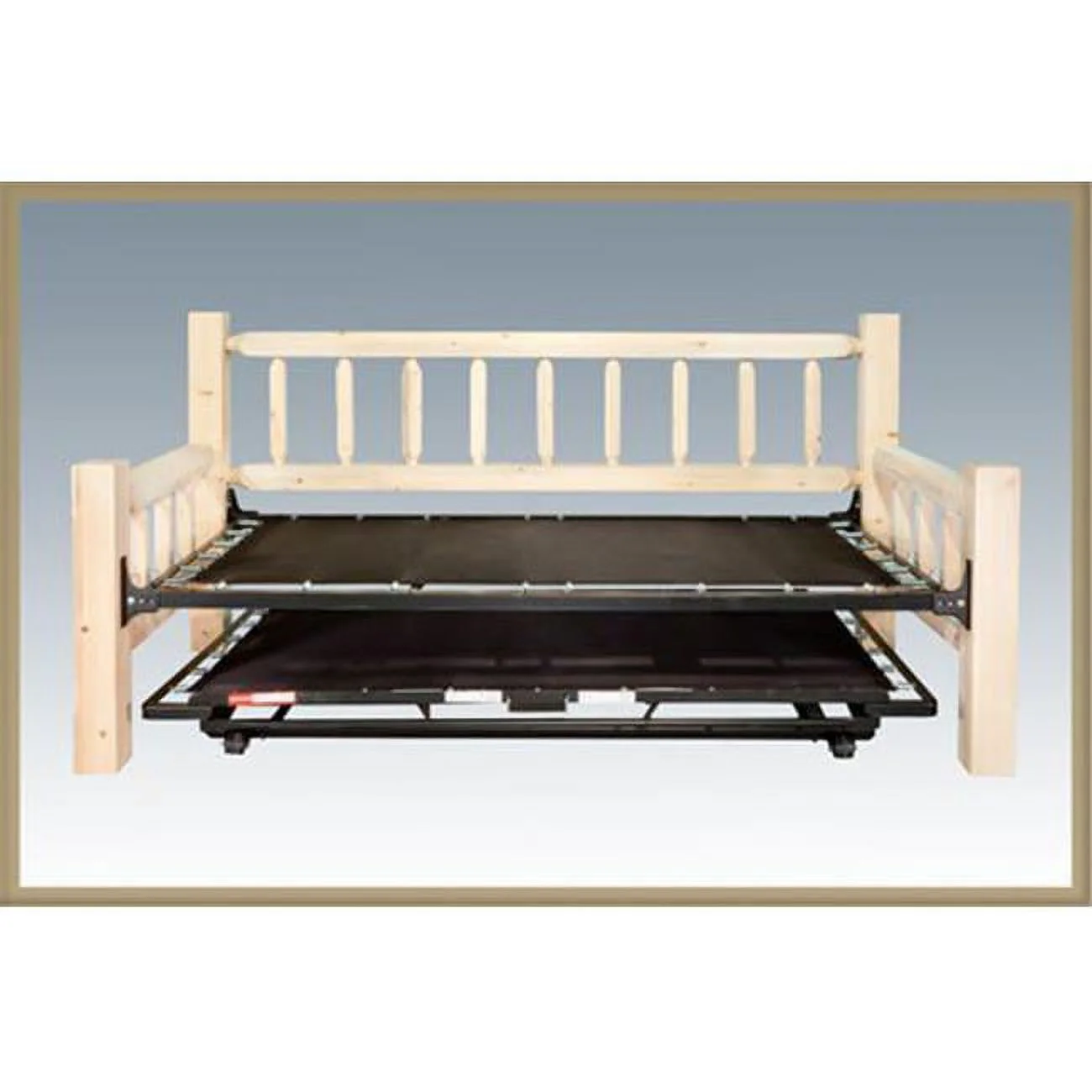 Homestead Collection Trundle Bed, Day Bed with T. mech. Ready To Finish