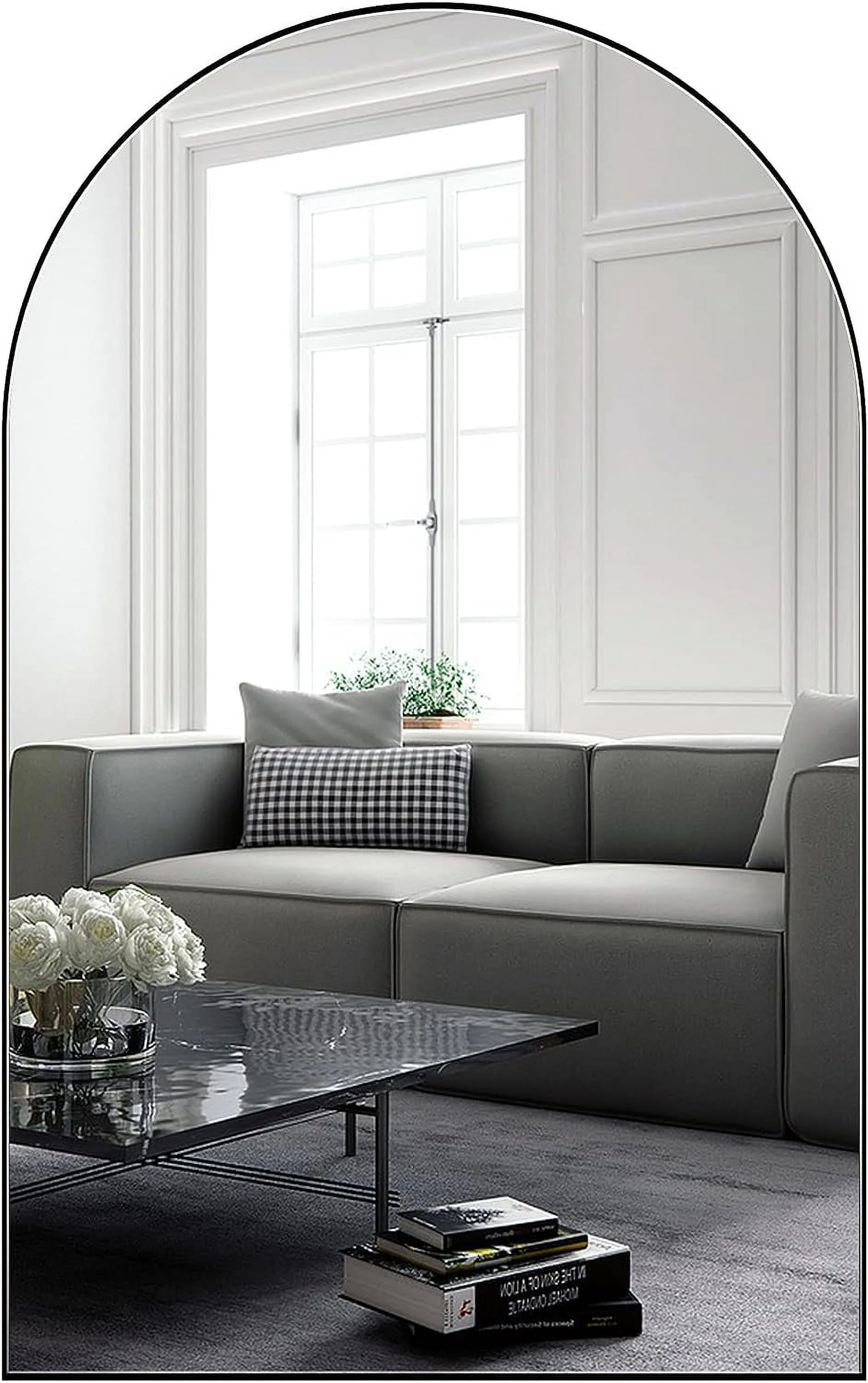 WAGEE Black Arch Mirror,22