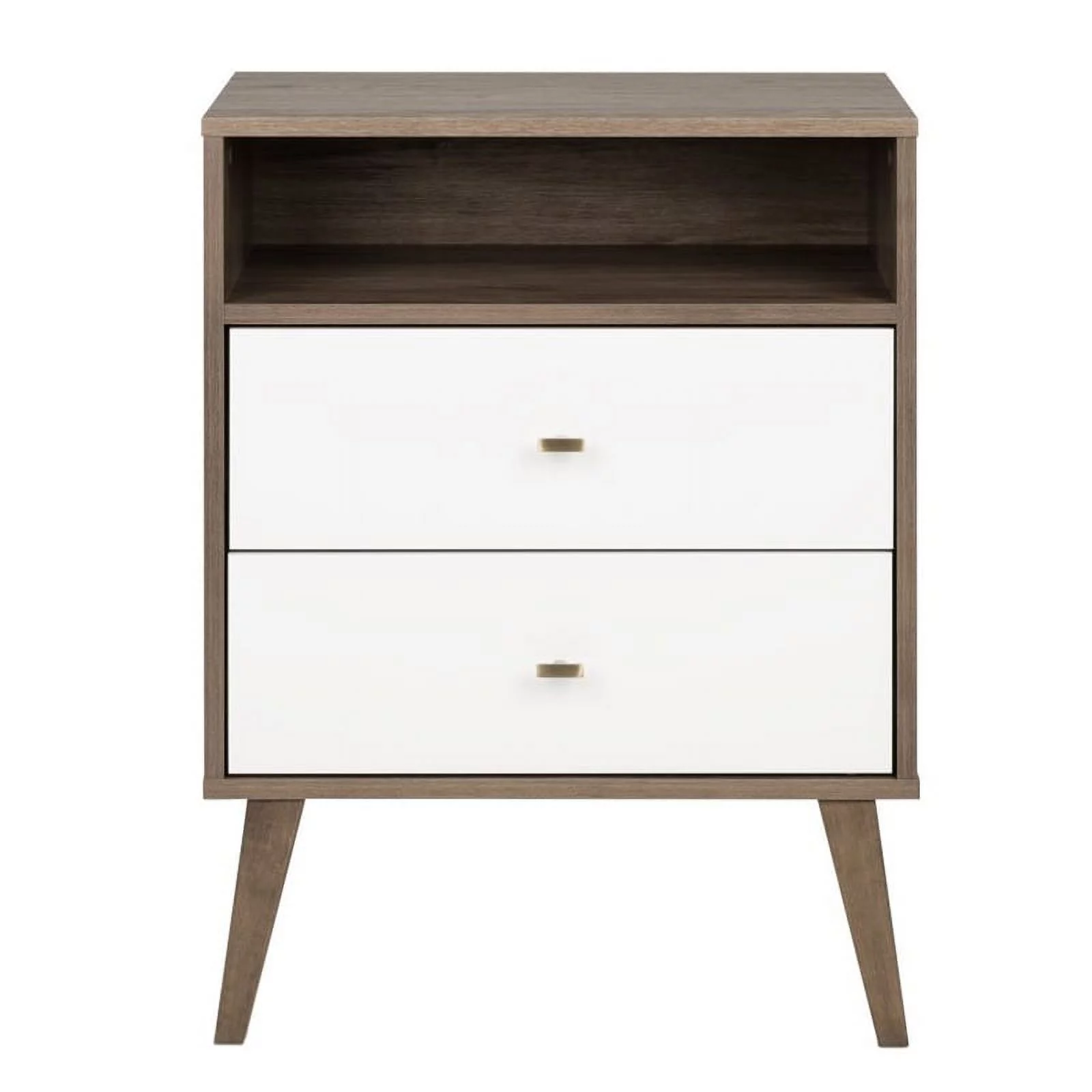 Home Square 2-Piece Set with 2-Drawer Nightstand & 6-Drawer Dresser-Drifted