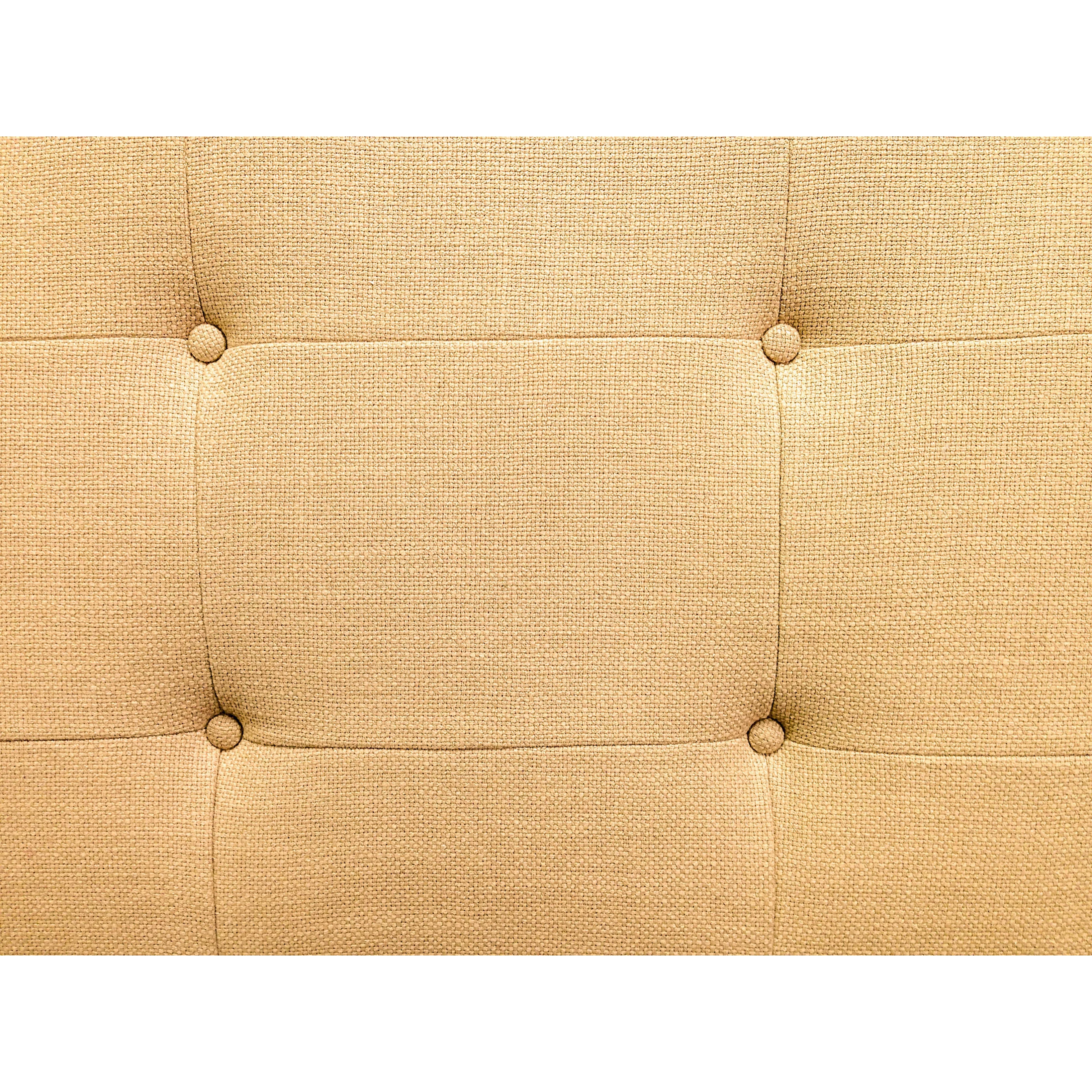 Sole Designs 8-button Tufted Loft Sand Headboard Brown, Beige California King