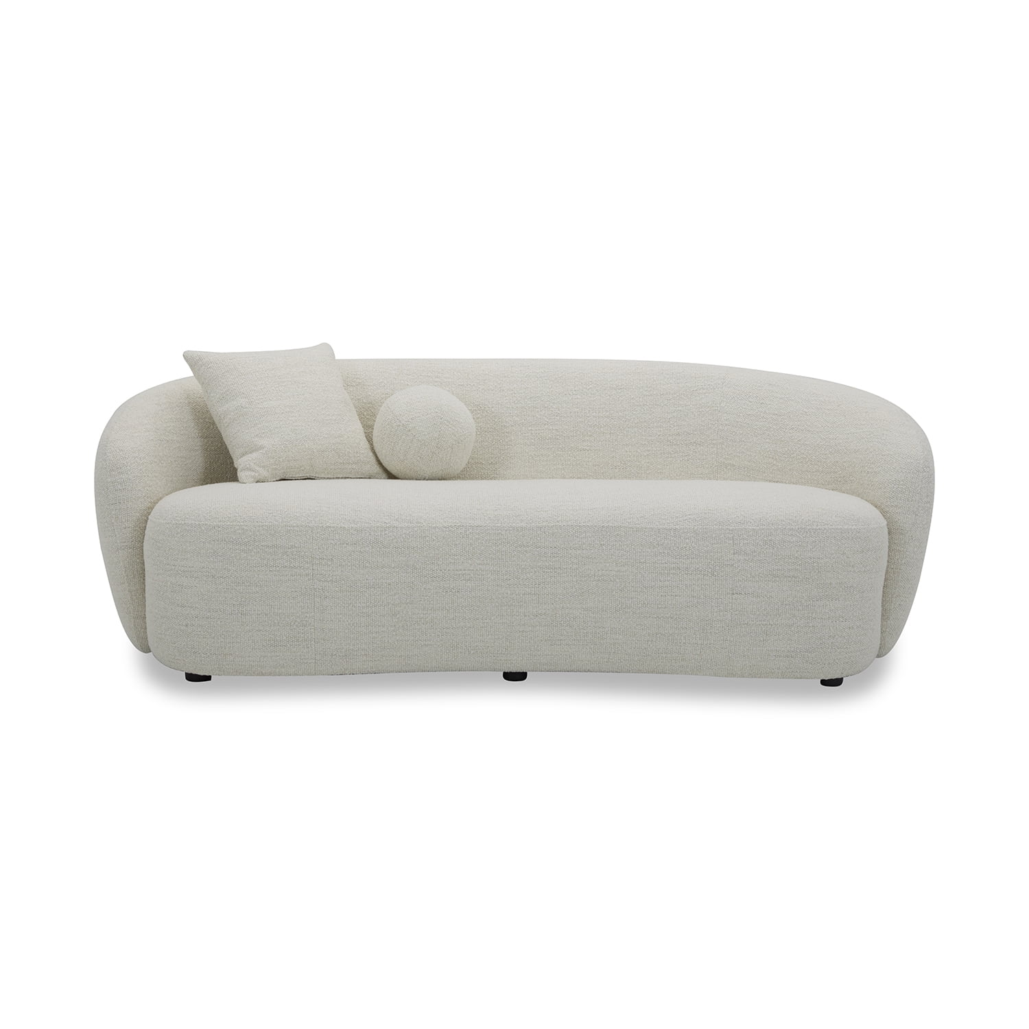 Better Homes & Gardens Juliet Curved Sofa, Ivory