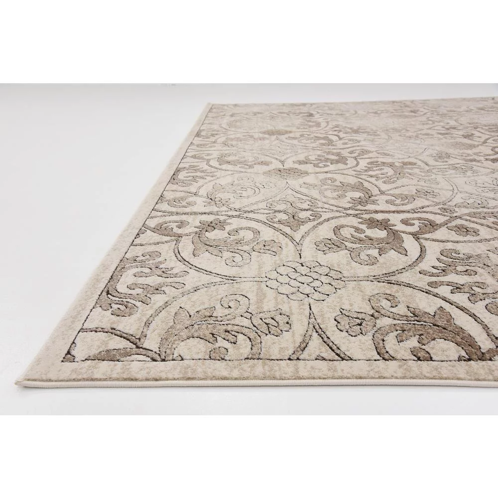Unique Loom Washington Rushmore Rug Dark Beige/Beige 10' x 13' 1