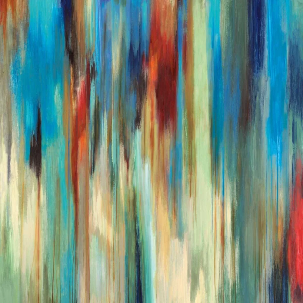 PI Studio 20x20 Gold Ornate Wood Framed with Double Matting Museum Art Print Titled - Aurora II - Z Gallerie