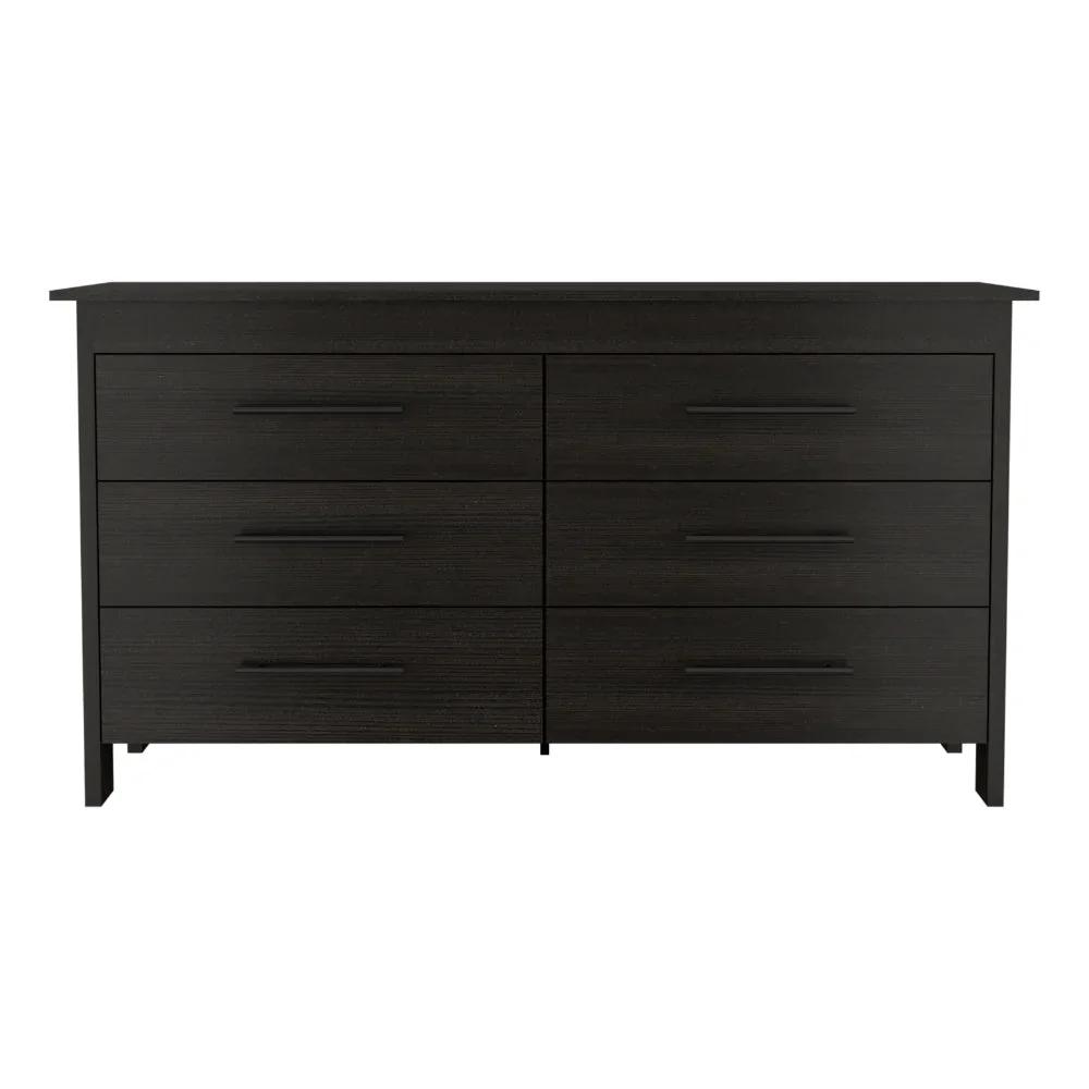 Boahaus Elinor Dresser, Manufactured Wood, for Adults, Black Wengue