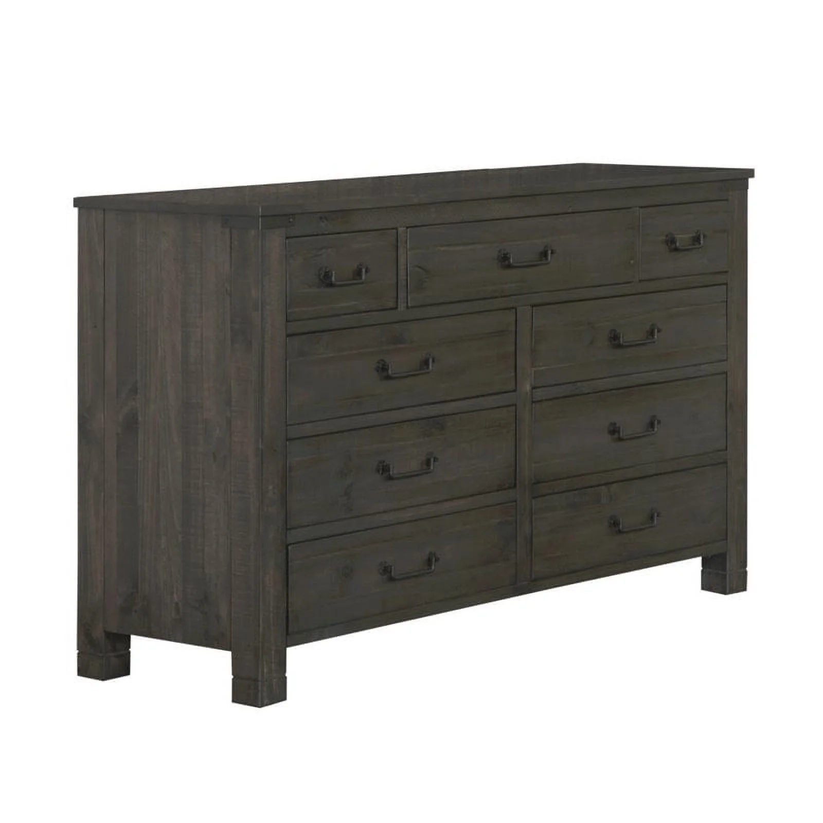 Beaumont Lane 9 Drawer Dresser in Weathered Charcoal