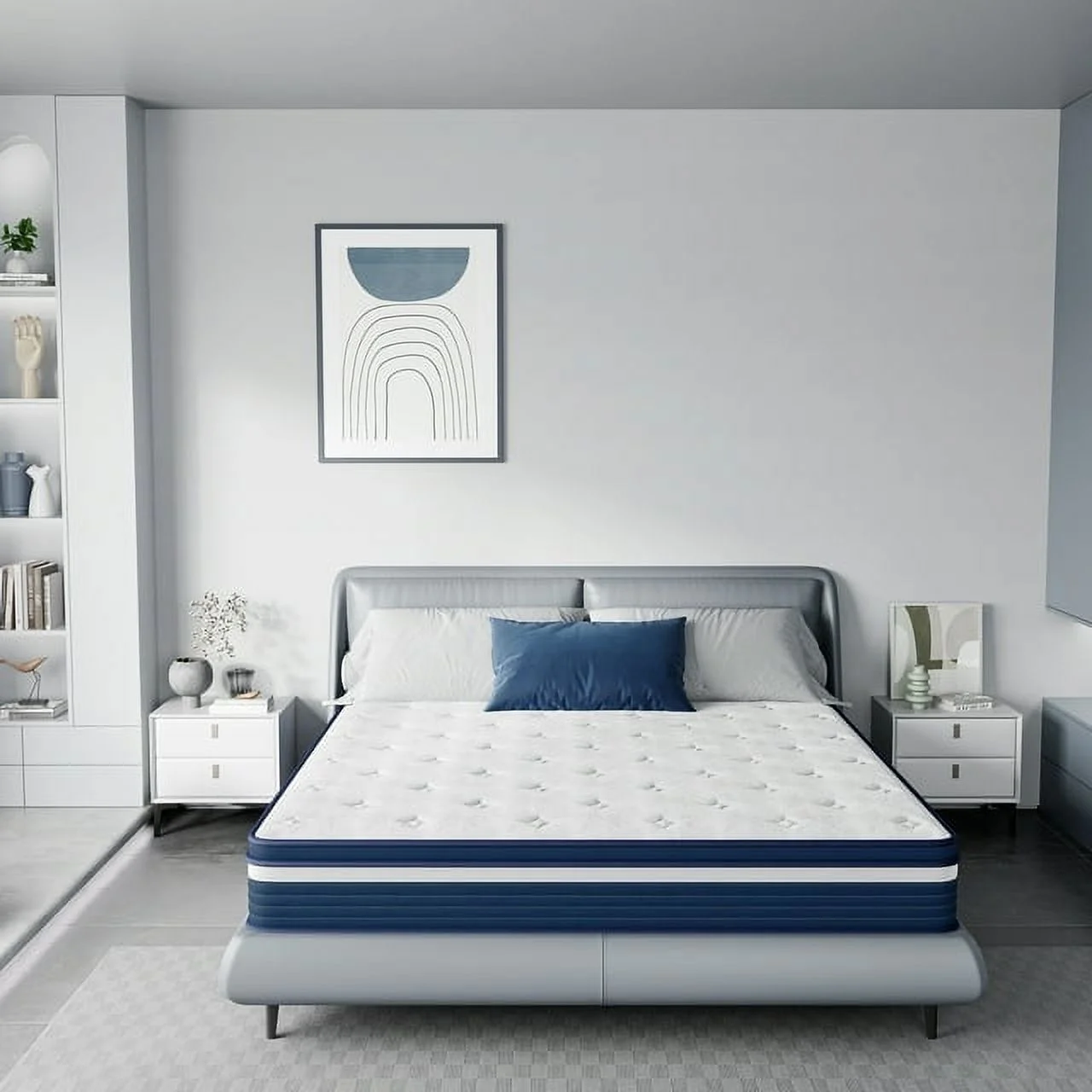 TXO Twin Mattress, 10 Inch Memory Foam Mattress in a Box Medium Firm Twin Bed Mattress Motion Isolation, CertiPUR-US Certified