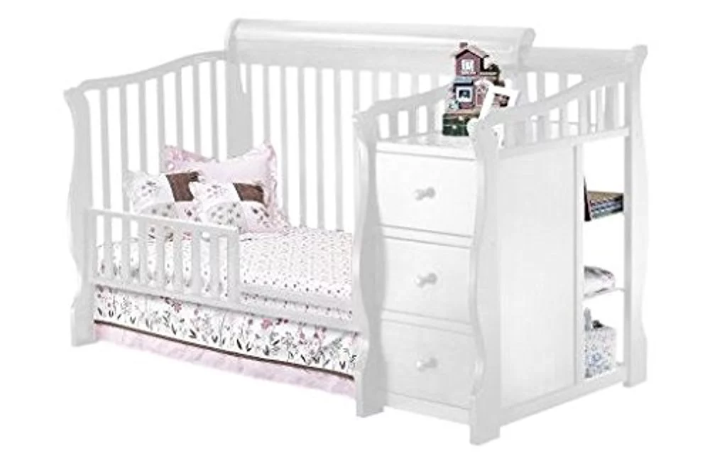 Sorelle Princeton Elite Crib and Changer in White