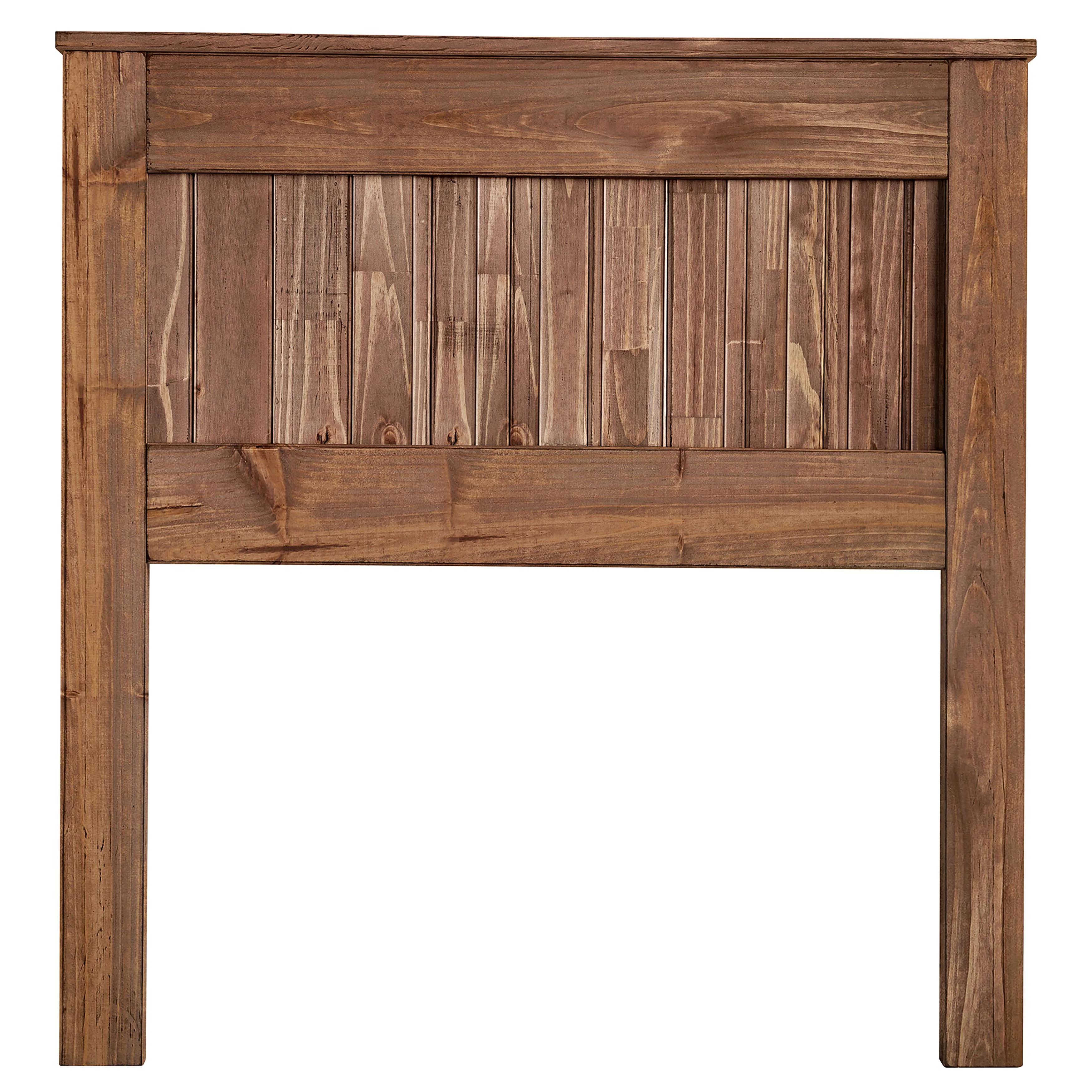Furniture of America Allen Rustic Solid Wood Headboard, Twin, Mahogany