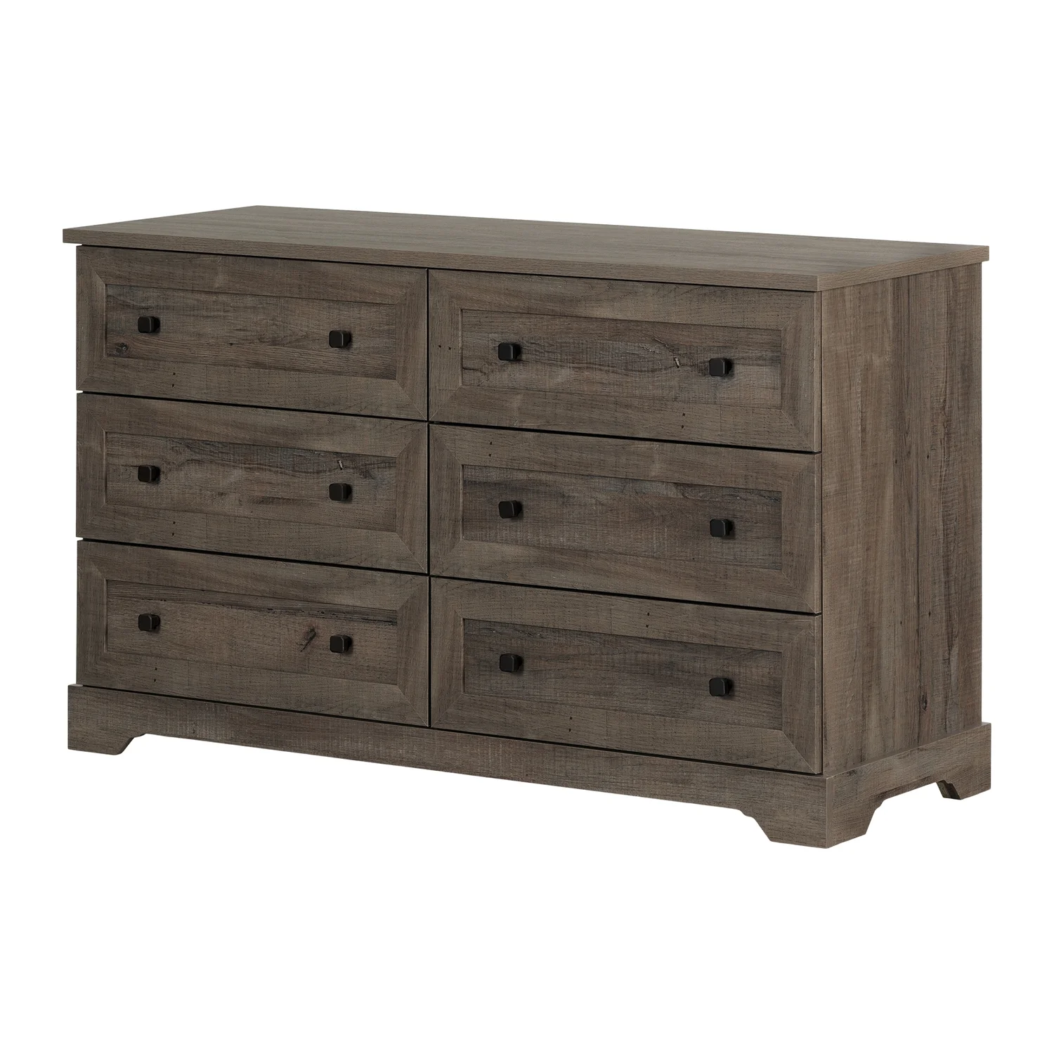 Maykoosh Gothic Grace 6-Drawer Double Dresser Fall Oak