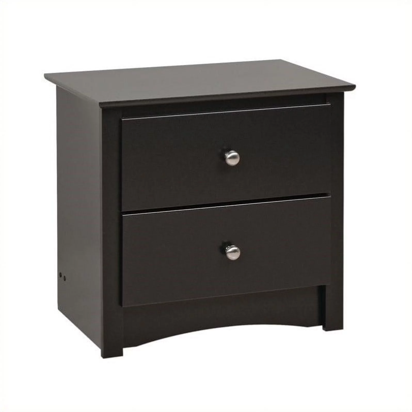 Home Square 4-Piece Set with Storage Bed Wardrobe Armoire & 2 Nightstands