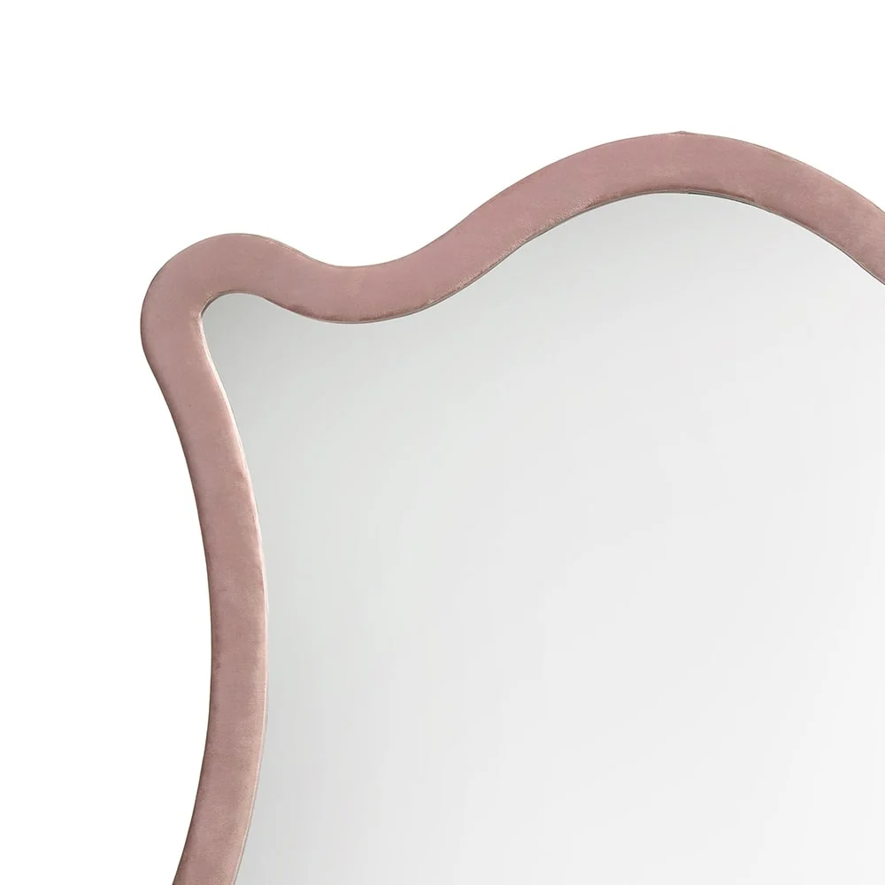 ACME Salonia Mirror, Pink Velvet