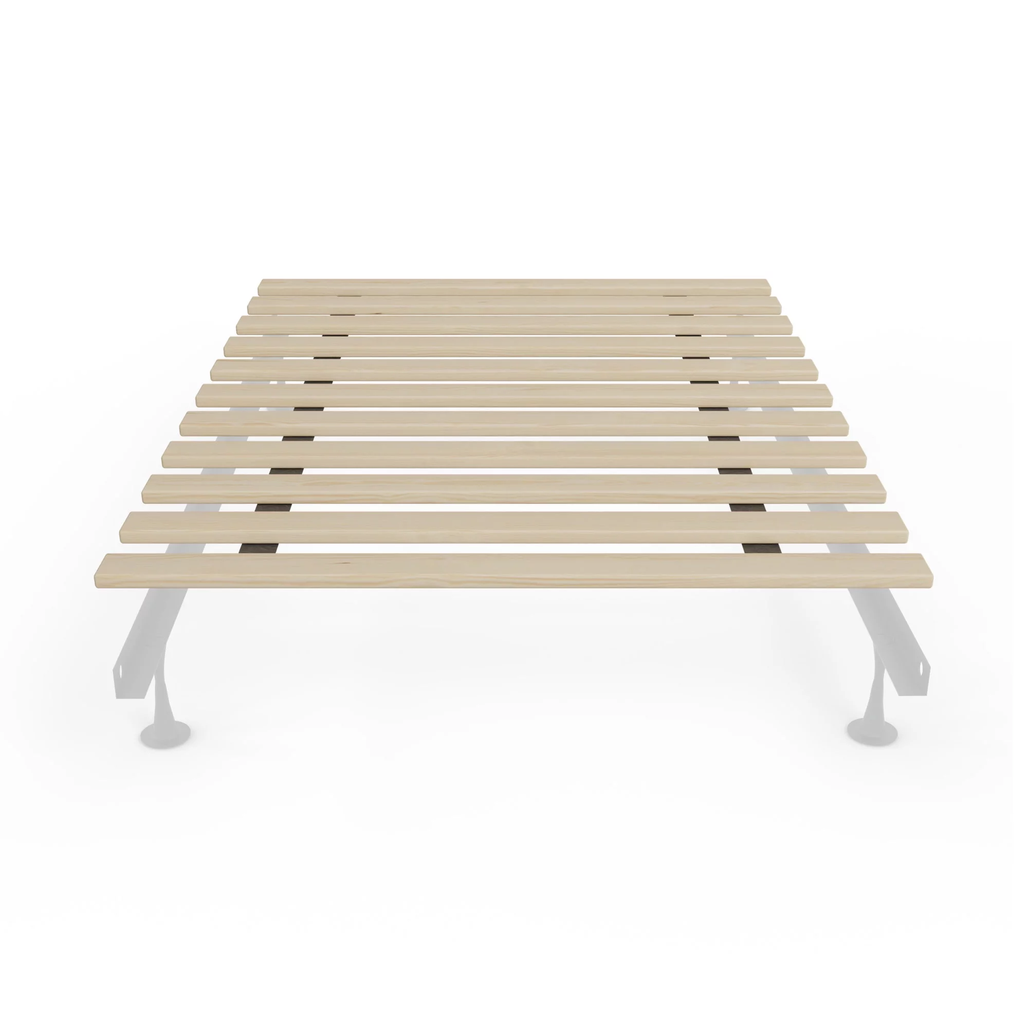 Continental Sleep, 1-Inch Extra Heavy Duty Horizontal Wooden Bunkie Board/ Bed Slats, Enhance Mattress Support, Queen, Beige
