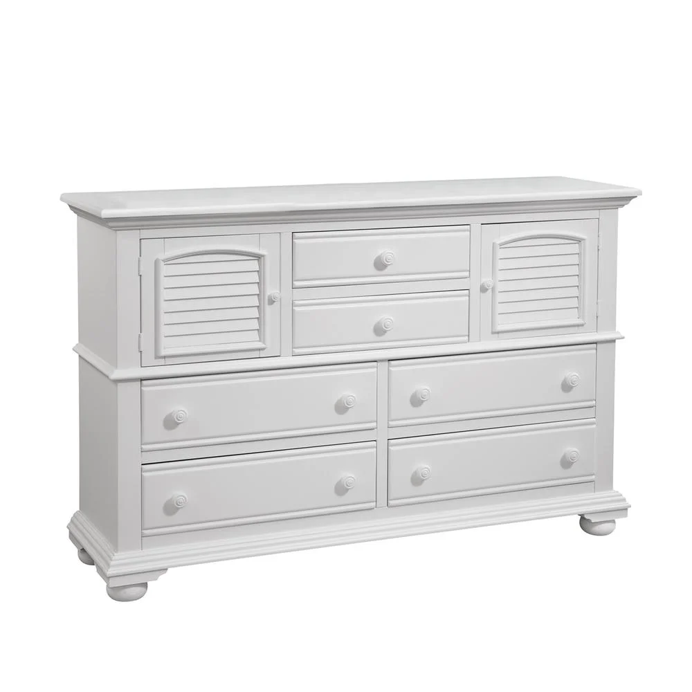 American Woodcrafters Cottage Traditions 6 Drawer Combo Dresser