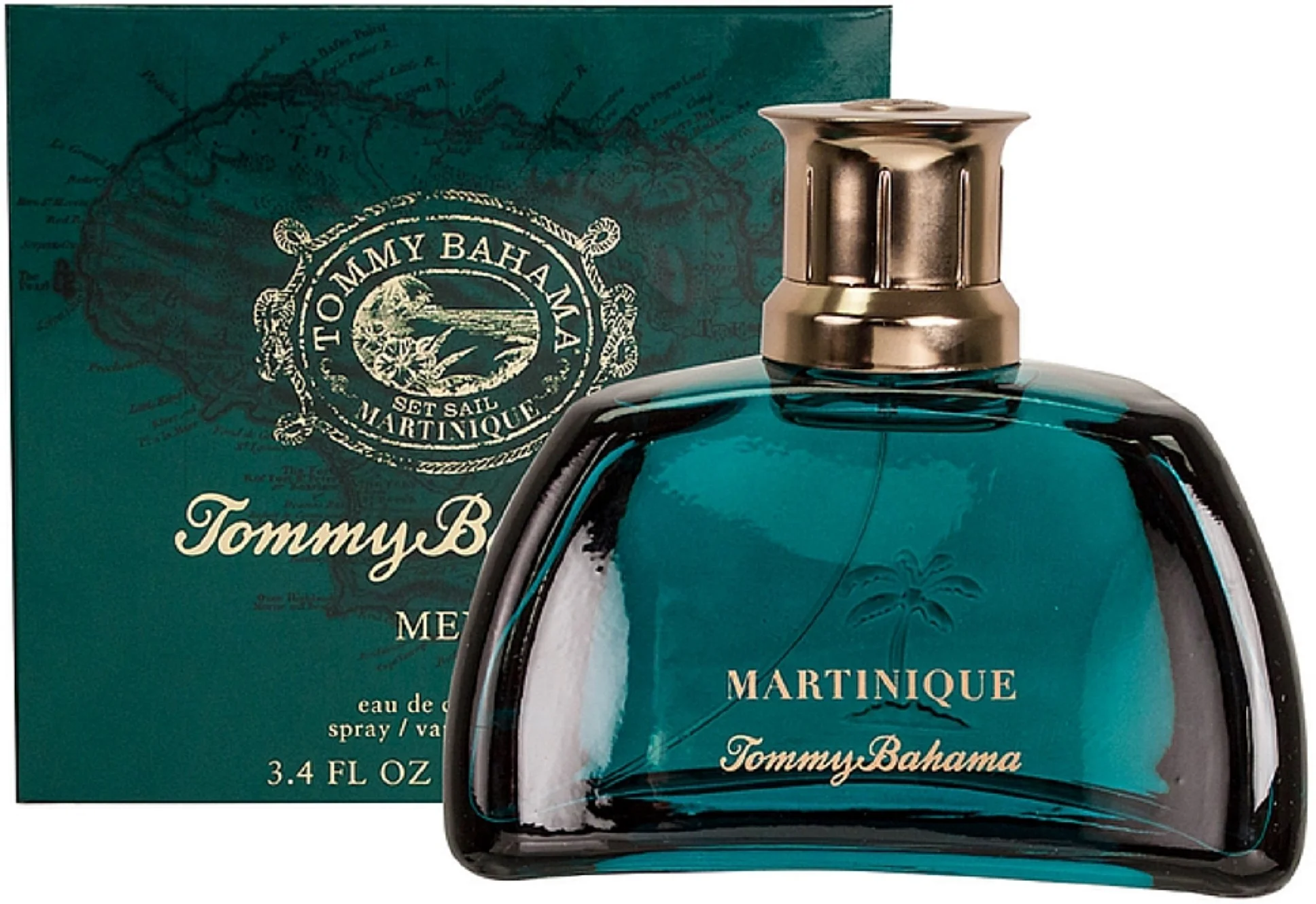 Tommy Bahama Set Sail Martinique Eau De Cologne Spray for Men 3.40 oz (Pack of 3)