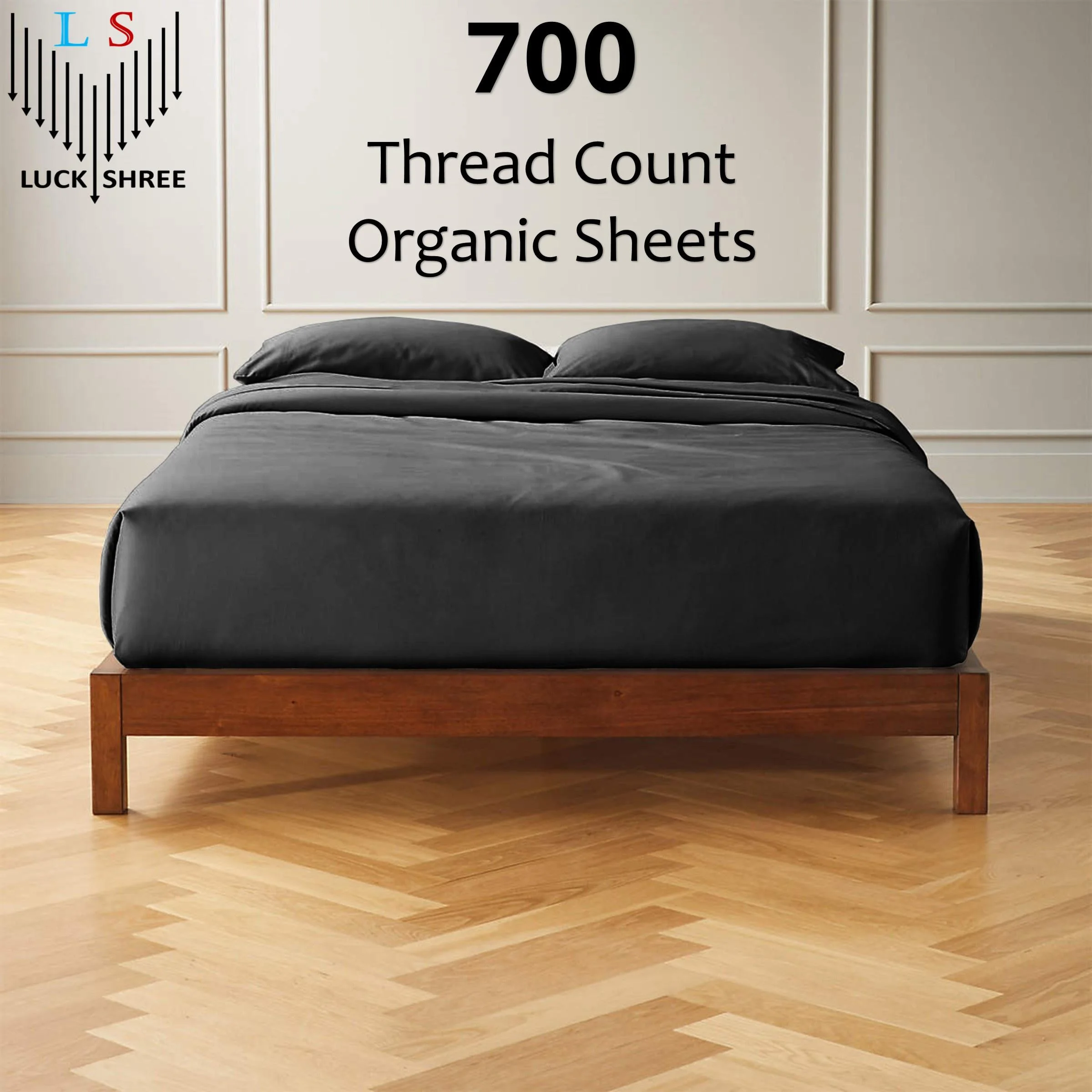 30-INCH EXTRA DEEP POCKETS - 700-Thread-Count 100% Organic - Split Head King 34