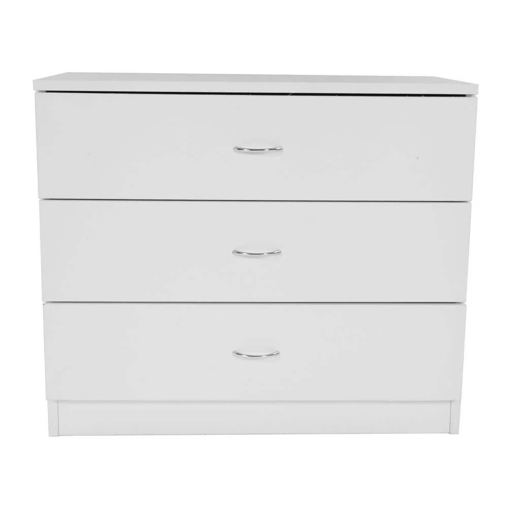3-Drawer Dresser Storage Cabinet Side Table for Bedroom, Living Room