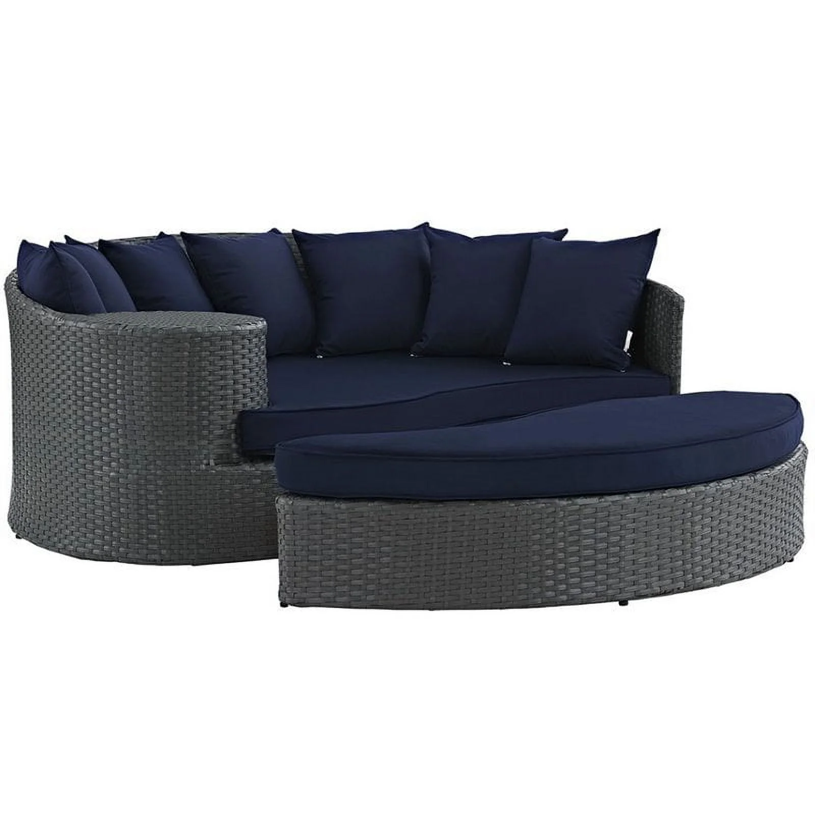 Hawthorne Collection Patio Daybed in Canvas Navy