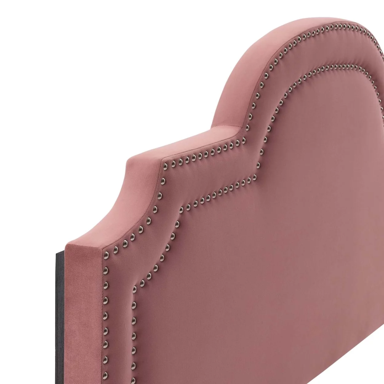 Belinda Performance Velvet Twin Headboard, Dusty Rose