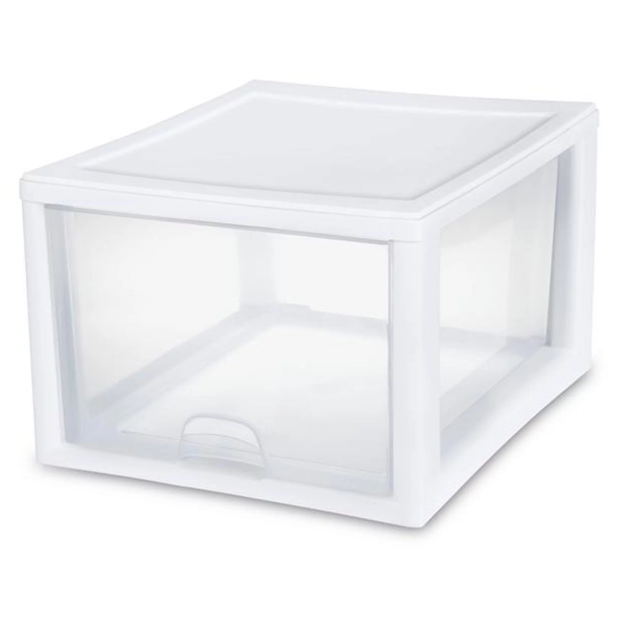 Sterilite 27 Qt (4 Pk) & 16 Qt (6 Pk) Stackable Plastic Storage Drawer Bins