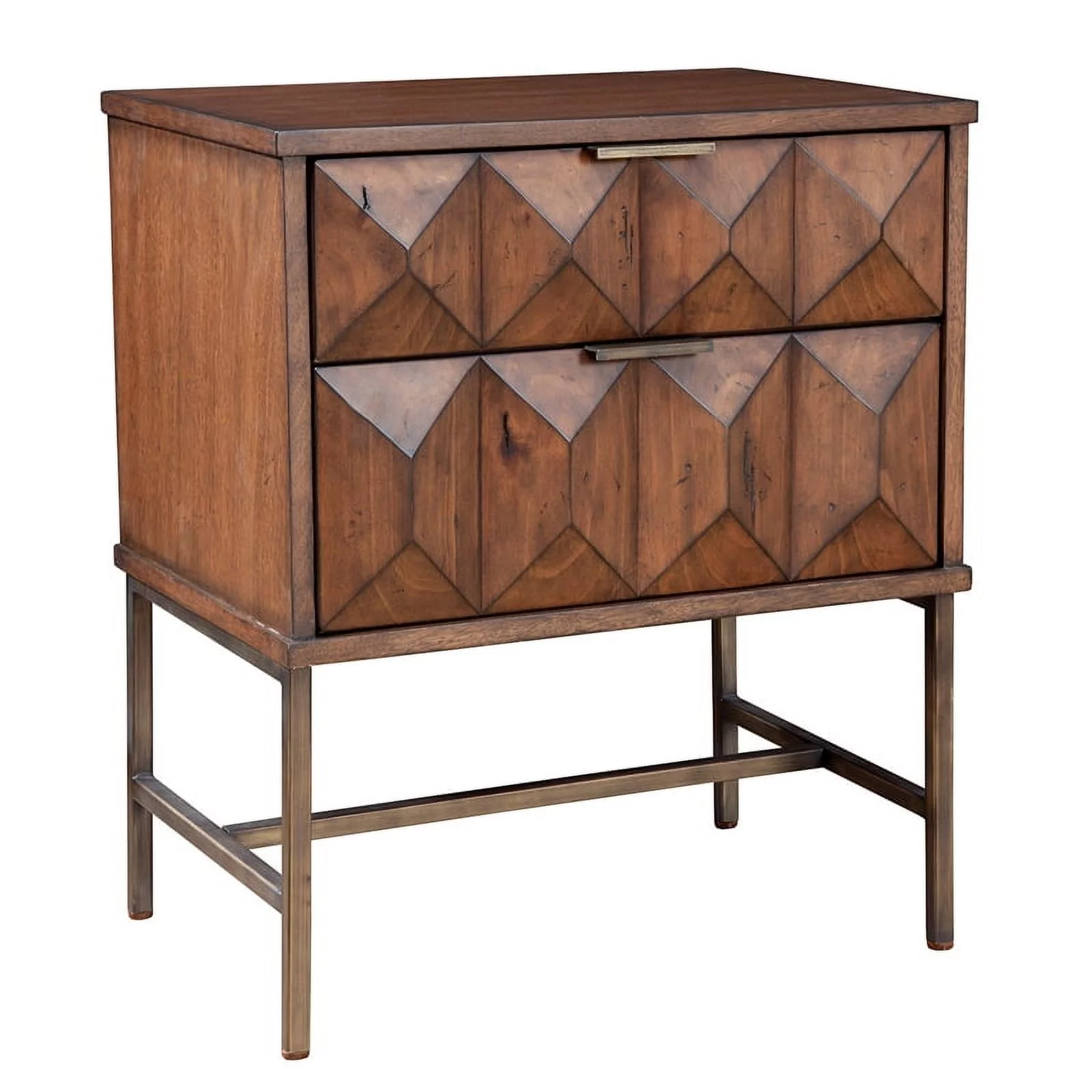 Home Square 2-Piece Set with Trig California King Headboard & Nightstand