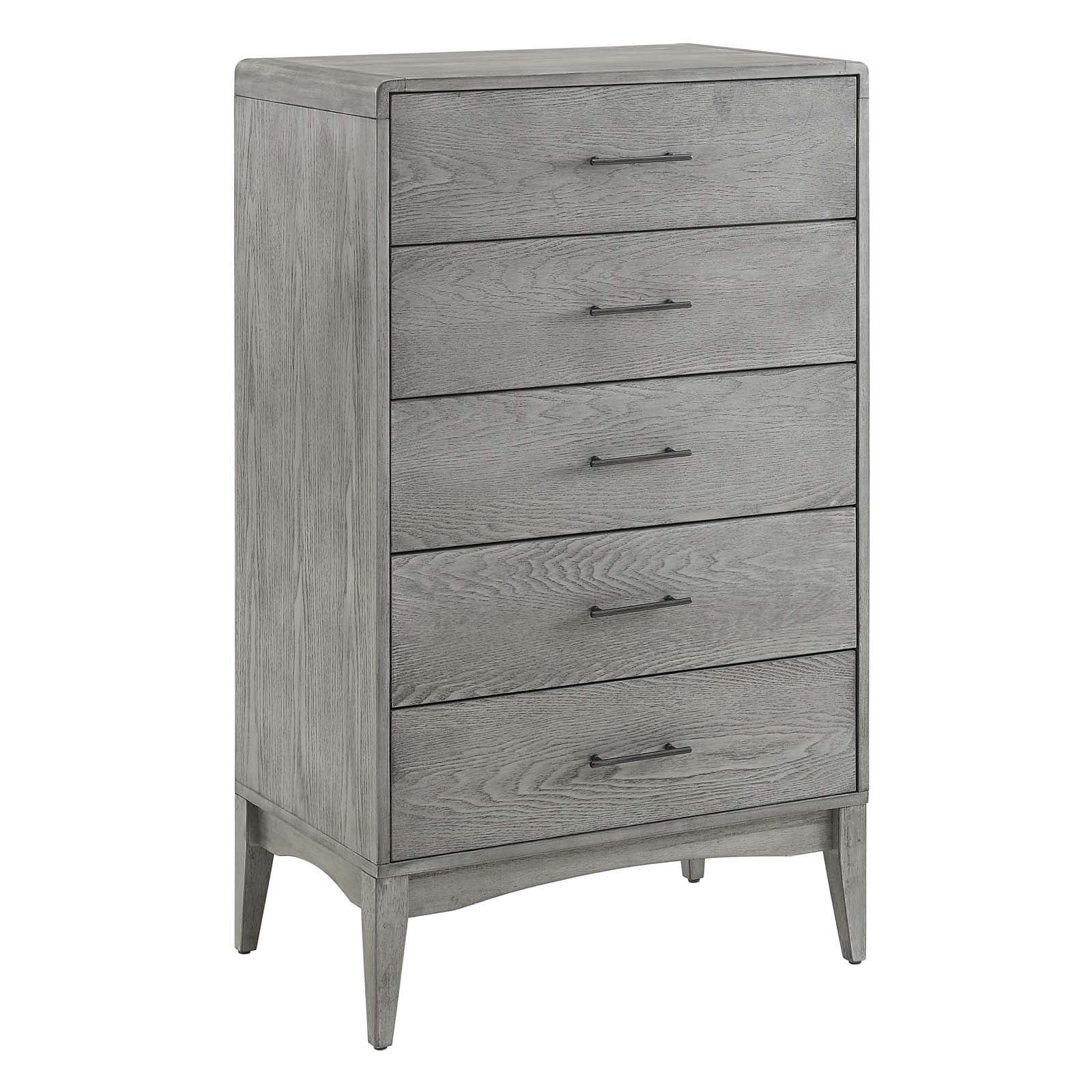 Modway Georgia Wood Chest in Gray