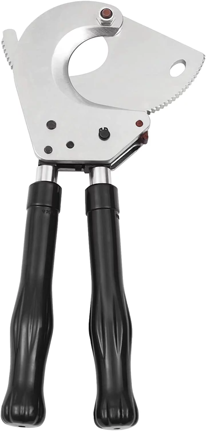 FETCOI Wire Cutters Heavy Duty - Cable Cutters Heavy Duty - Ratchet Cable Wire Cutter, Ratcheting Cable Cutter Hand Tool Cut Up to Φ75mm for Copper Aluminum Core Armored Cable