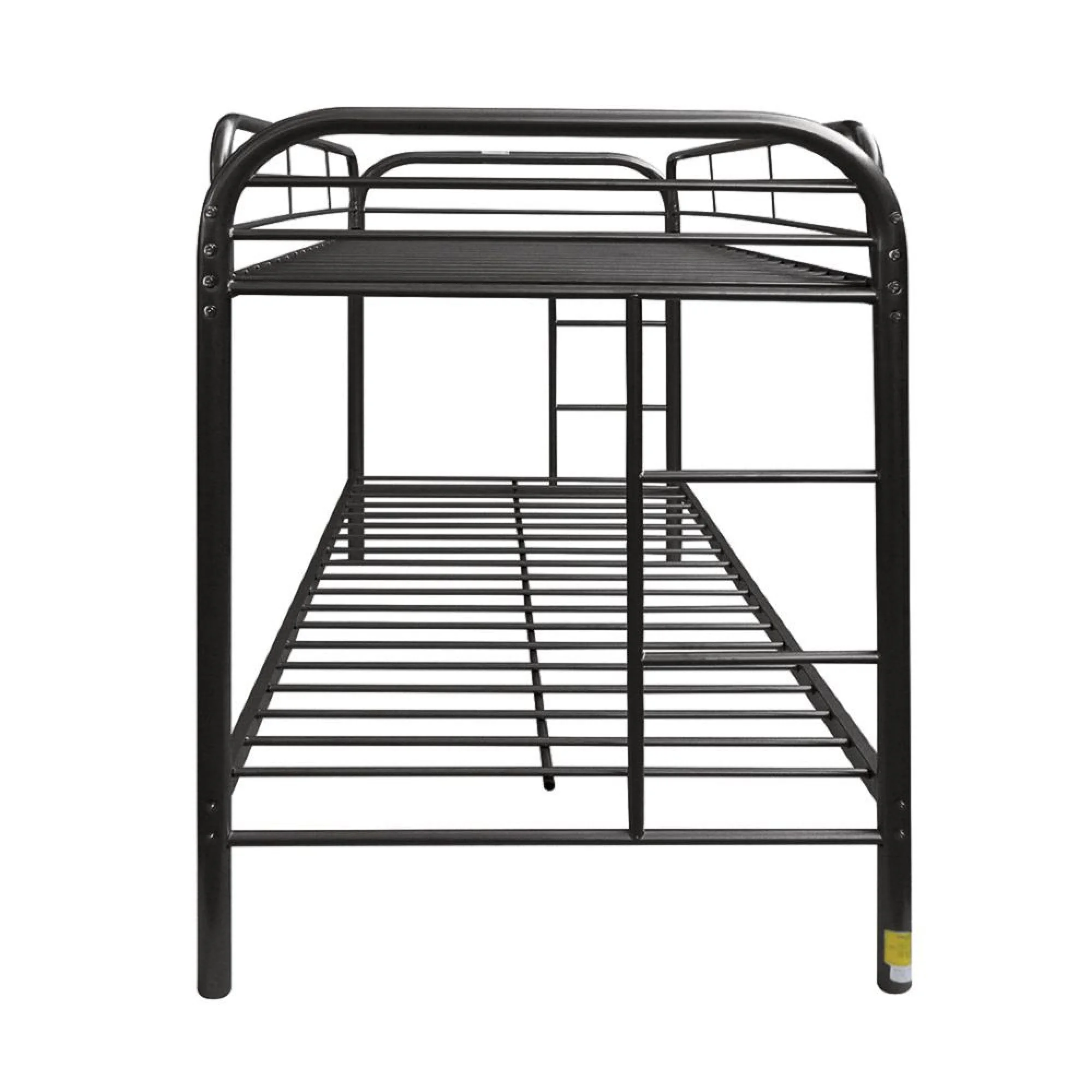 Contemporary Style ACME Thomas Bunk Bed (Twin/Twin) in Black - Space Saver
