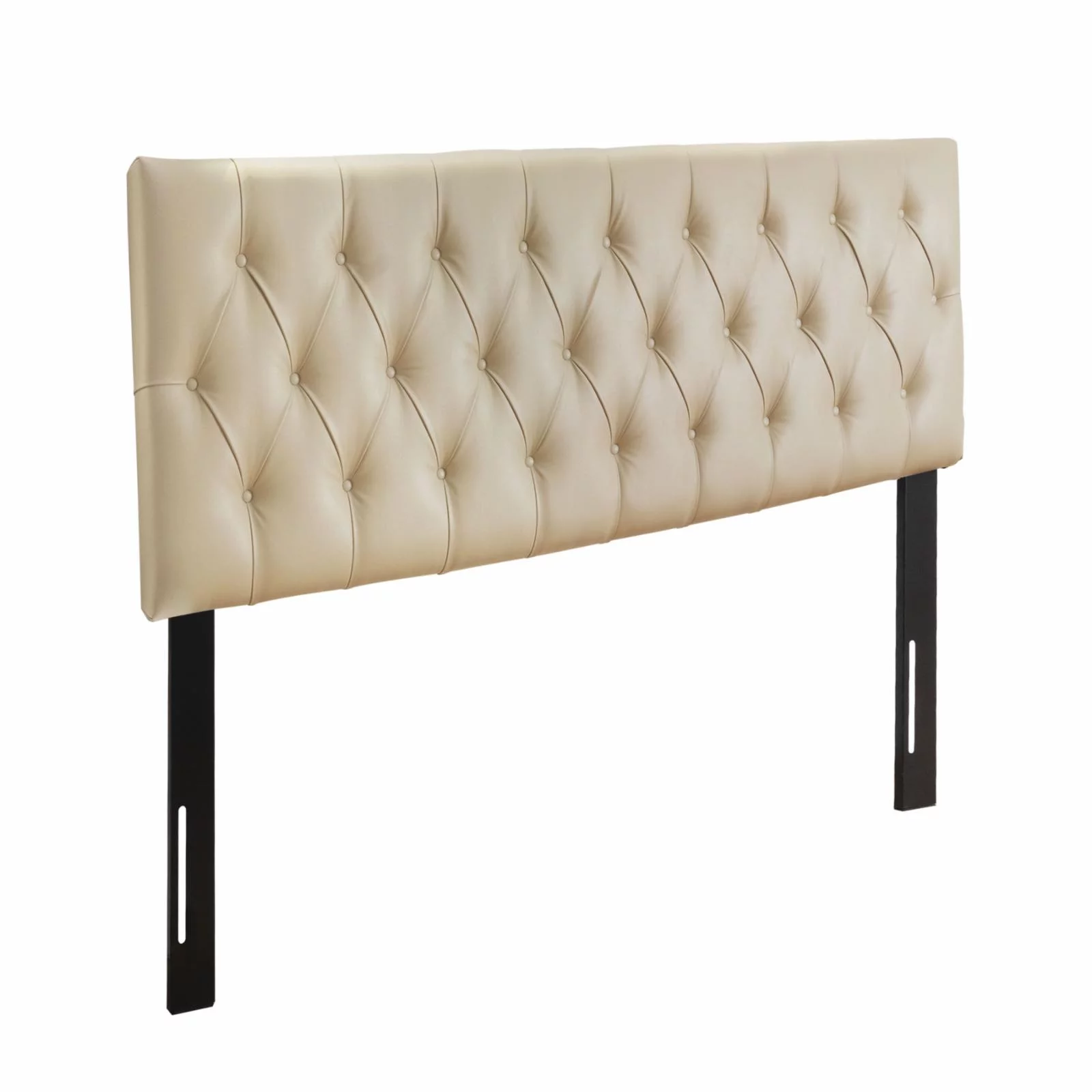 Devon & Claire Camila Bonded Leather Headboard, Queen/Full, Ivory