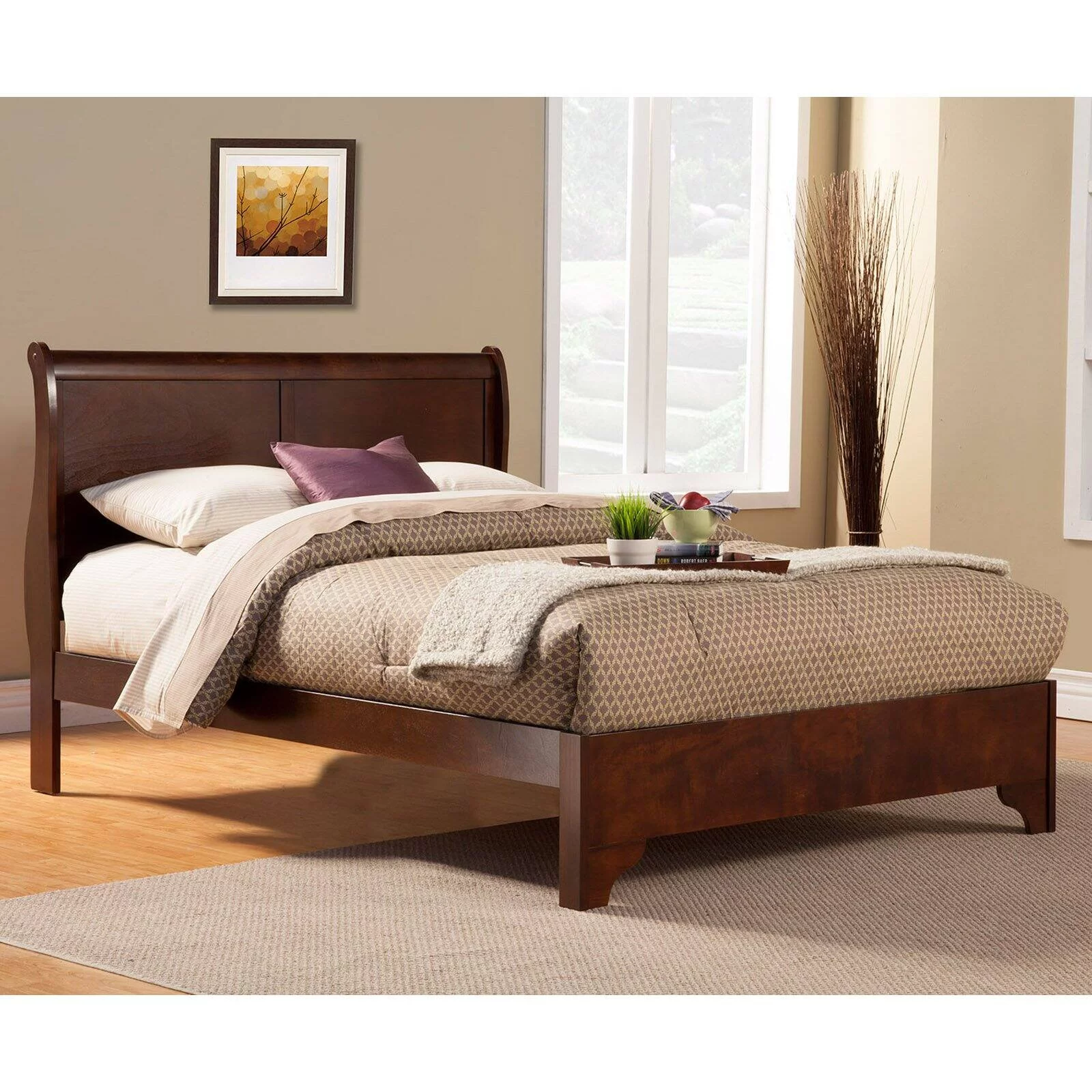 West Haven Eastern King Bed, Cappuccino