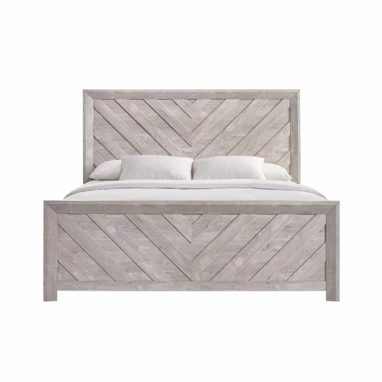 Picket House Furnishings Keely King Panel Bed in White