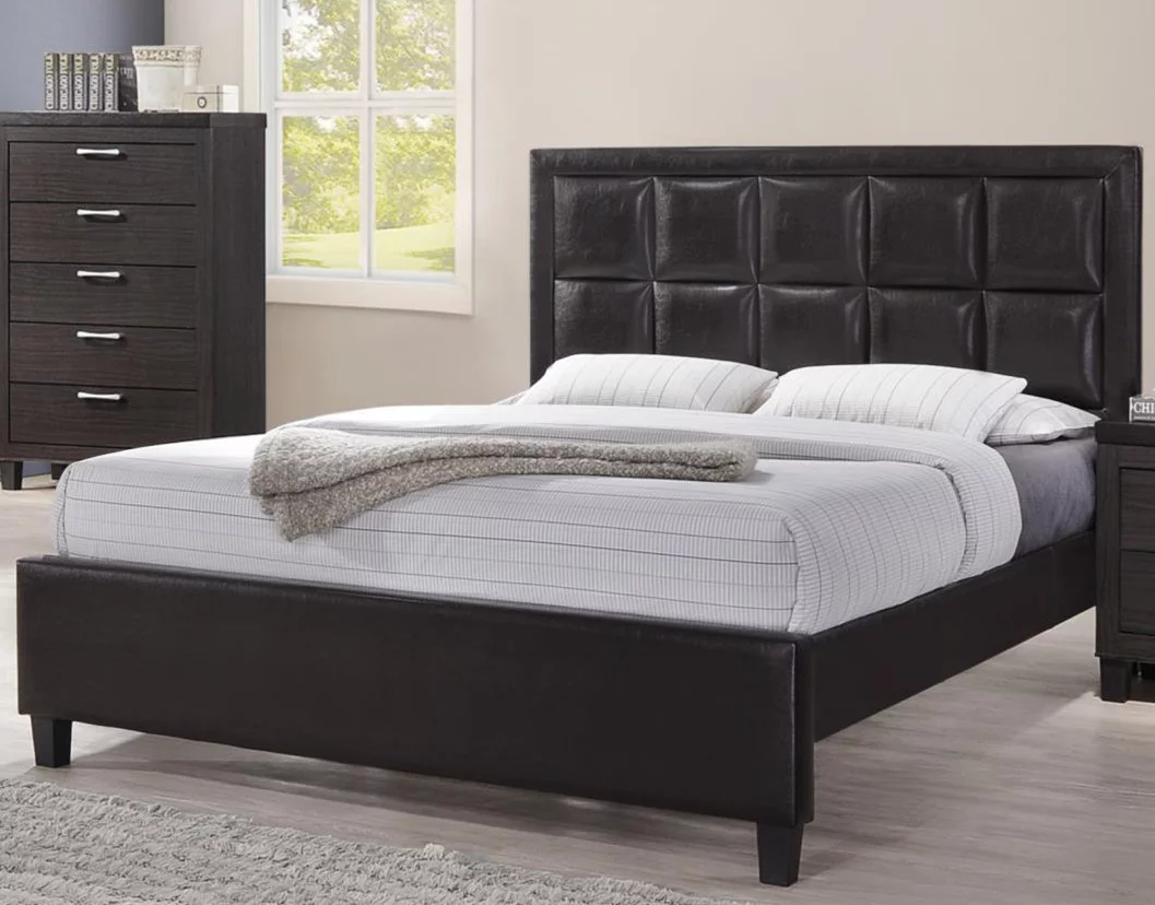 GTU Furniture Contemporary Styling Espresso Twin/Full/Queen/King Bedroom Set