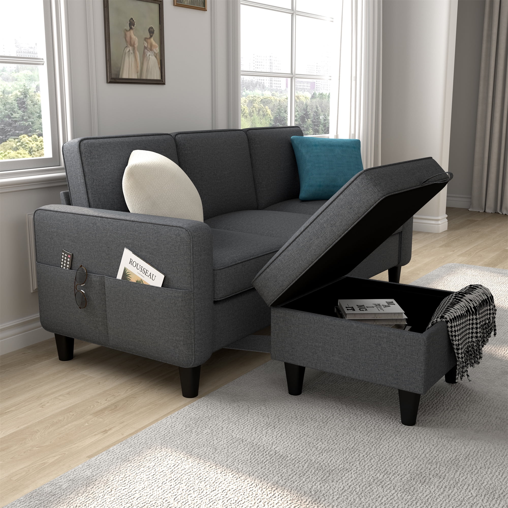 Aukfa Modern Sectional Sofa, 78