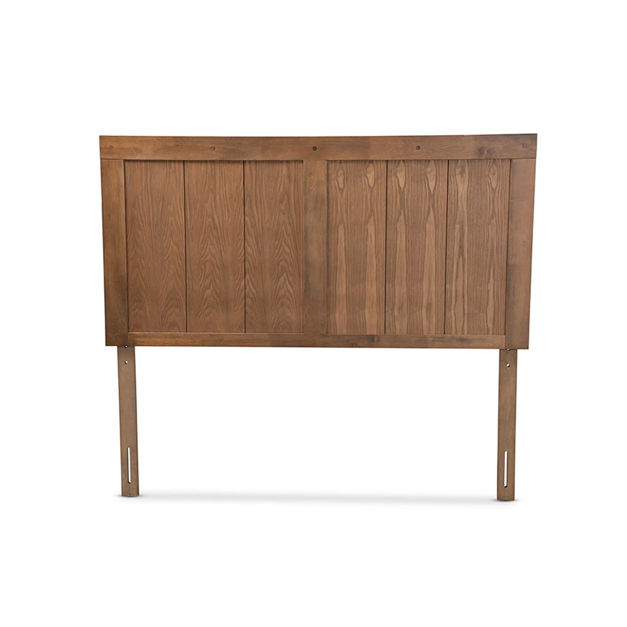 Patwin Modern and Contemporary Transitional Ash Walnut Finished Wood Full Size Headboard