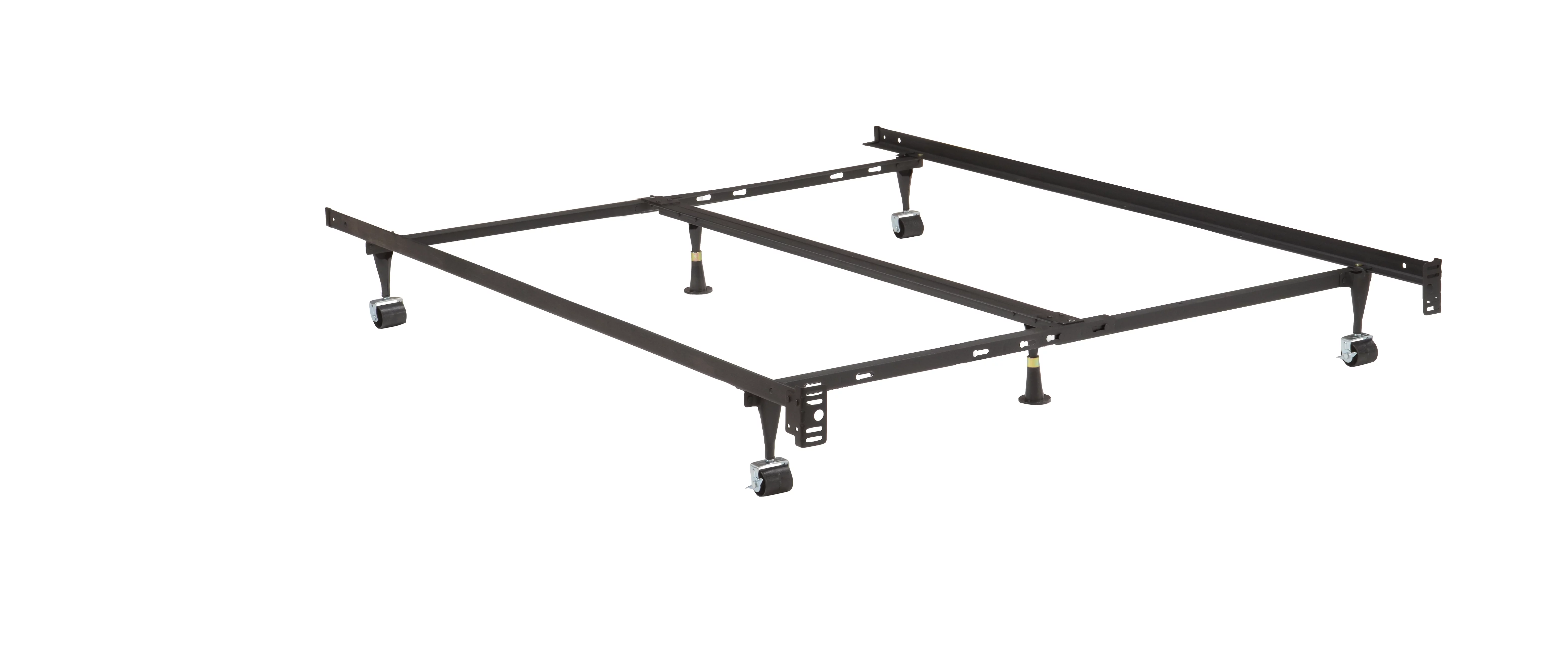 Twin / Twin XL / Full / Full XL / Queen / King / California King Metal Bed Frame, Black