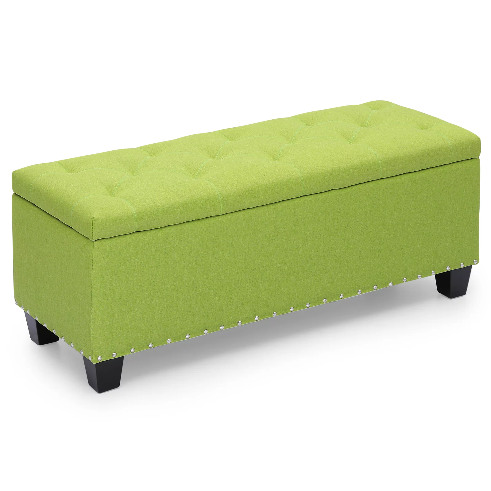 MoNiBloom Microfiber Ottoman with Storage, 42