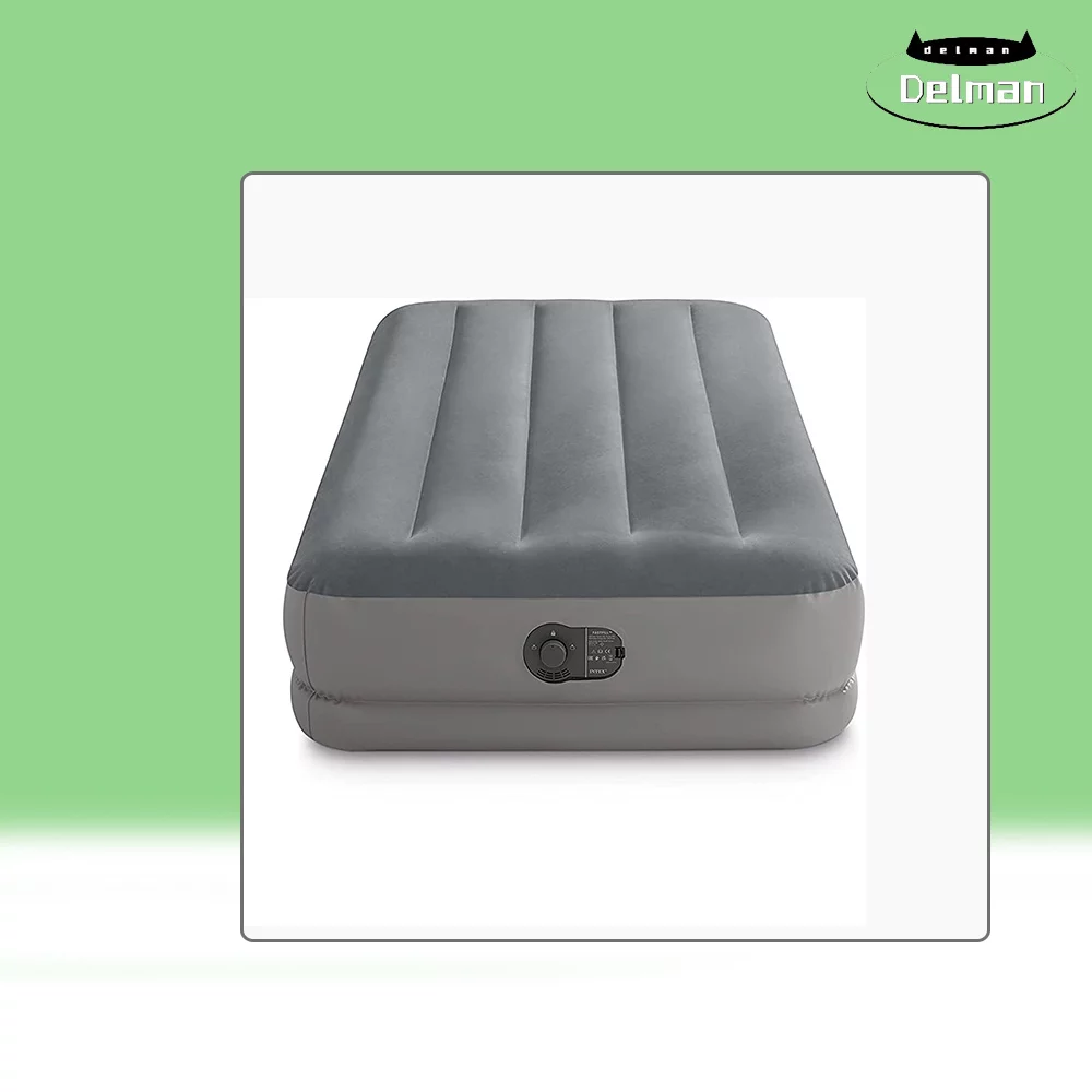 Mid-Rise Air Mattress with Fastfill USB Powe Internal Air Pump