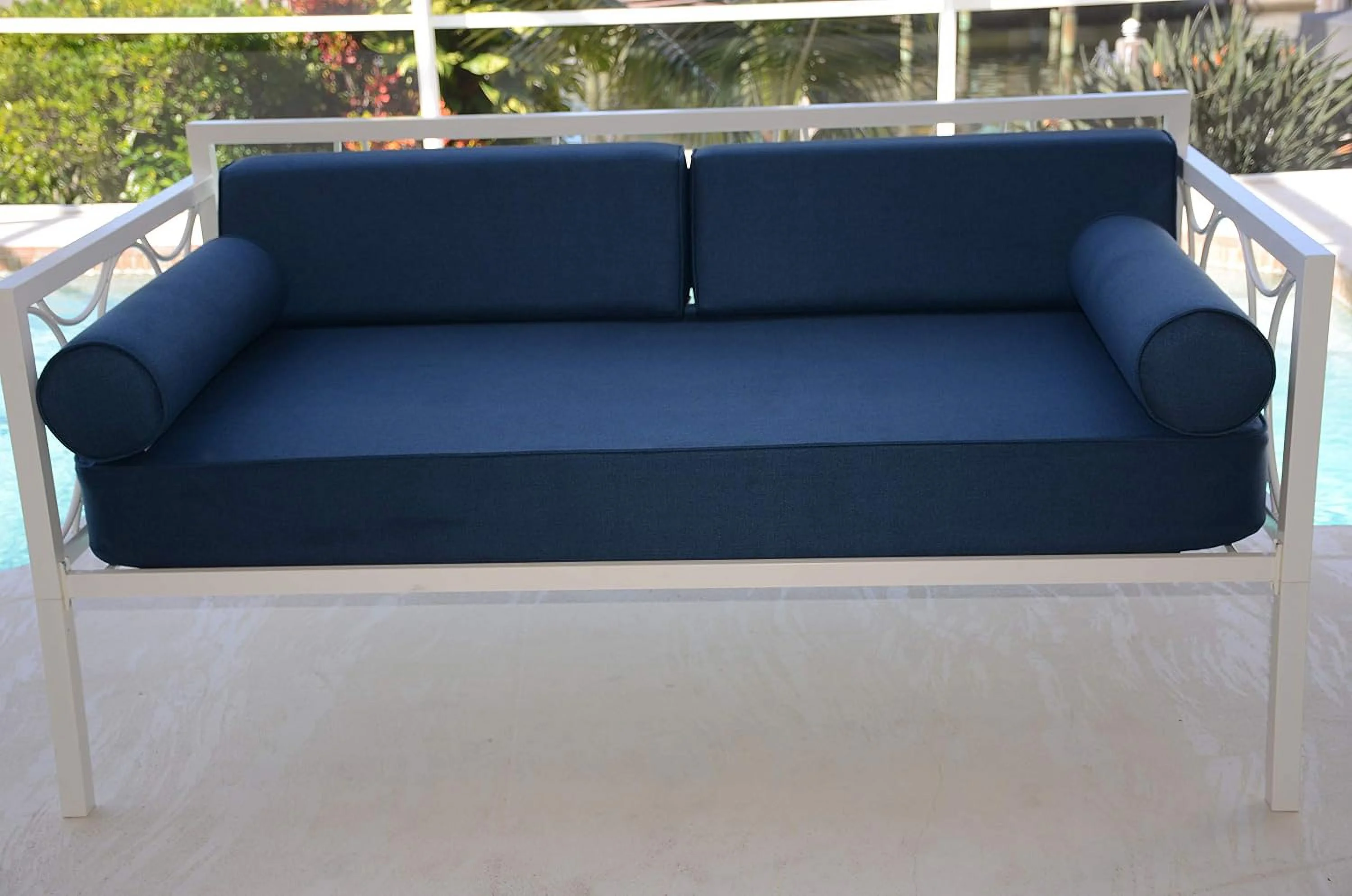 Daybed Matching Fitted Size Cover. Lepap Navy.