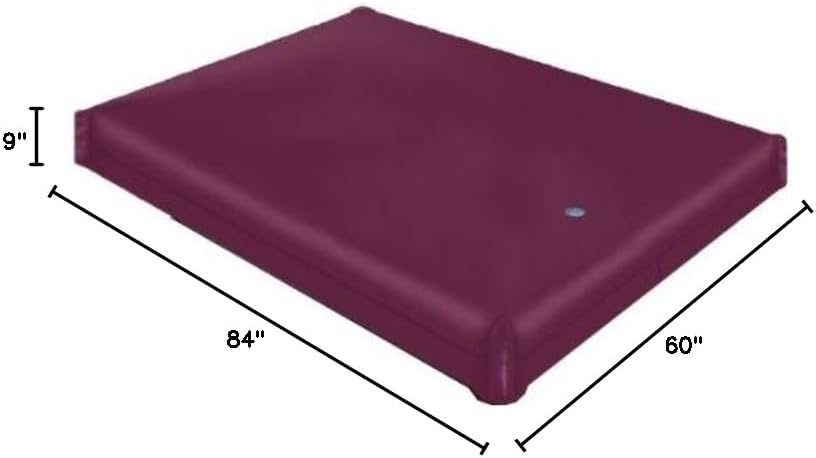 NLIBOOMLife Free Flow Full Motion Hardside Waterbed Mattress by Innomax Queen (60x84)