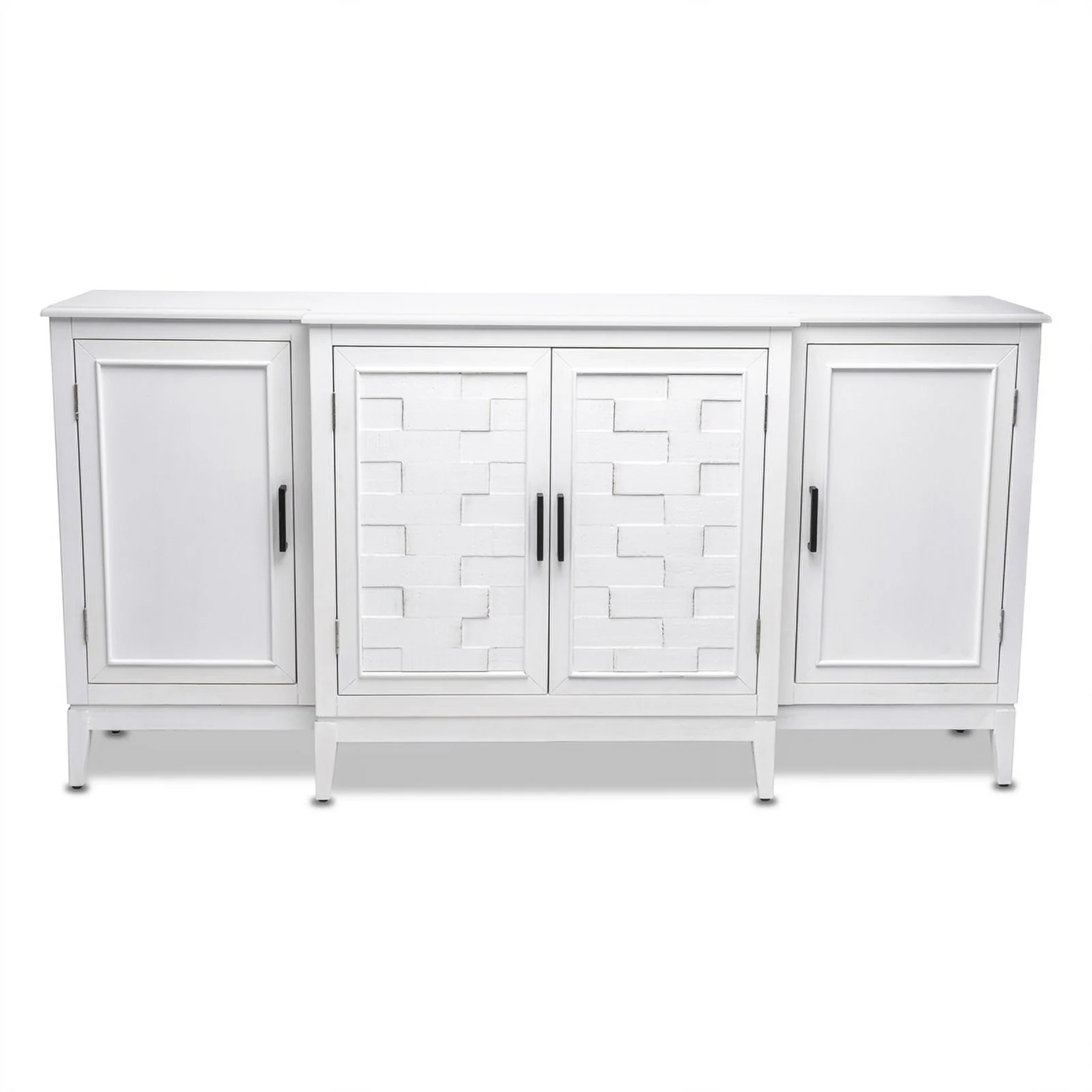 Siesta Key 4-Door Credenzaa TV Stand Entertainment Unit Hallway Dresser