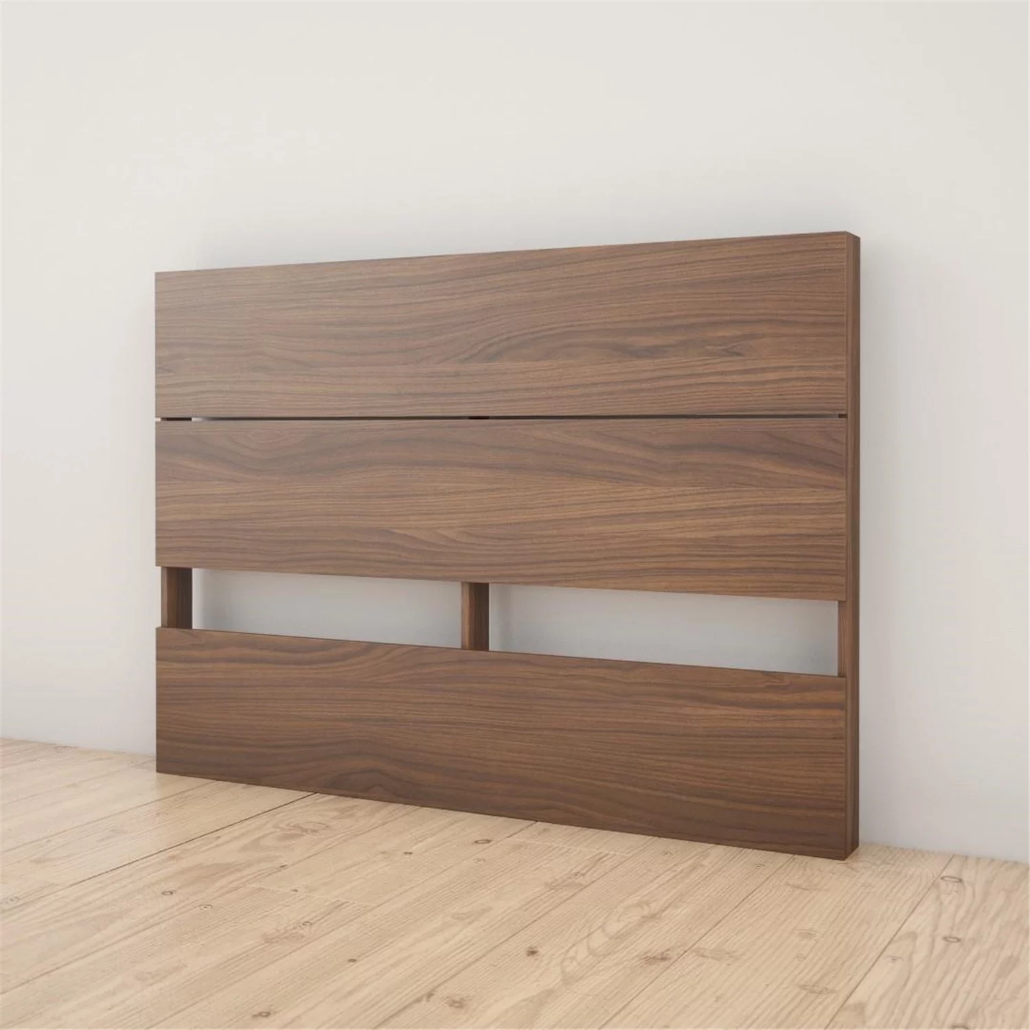 Homestock Coastal Cool 365331 Full Size Plank Effect Headboard, Walnut